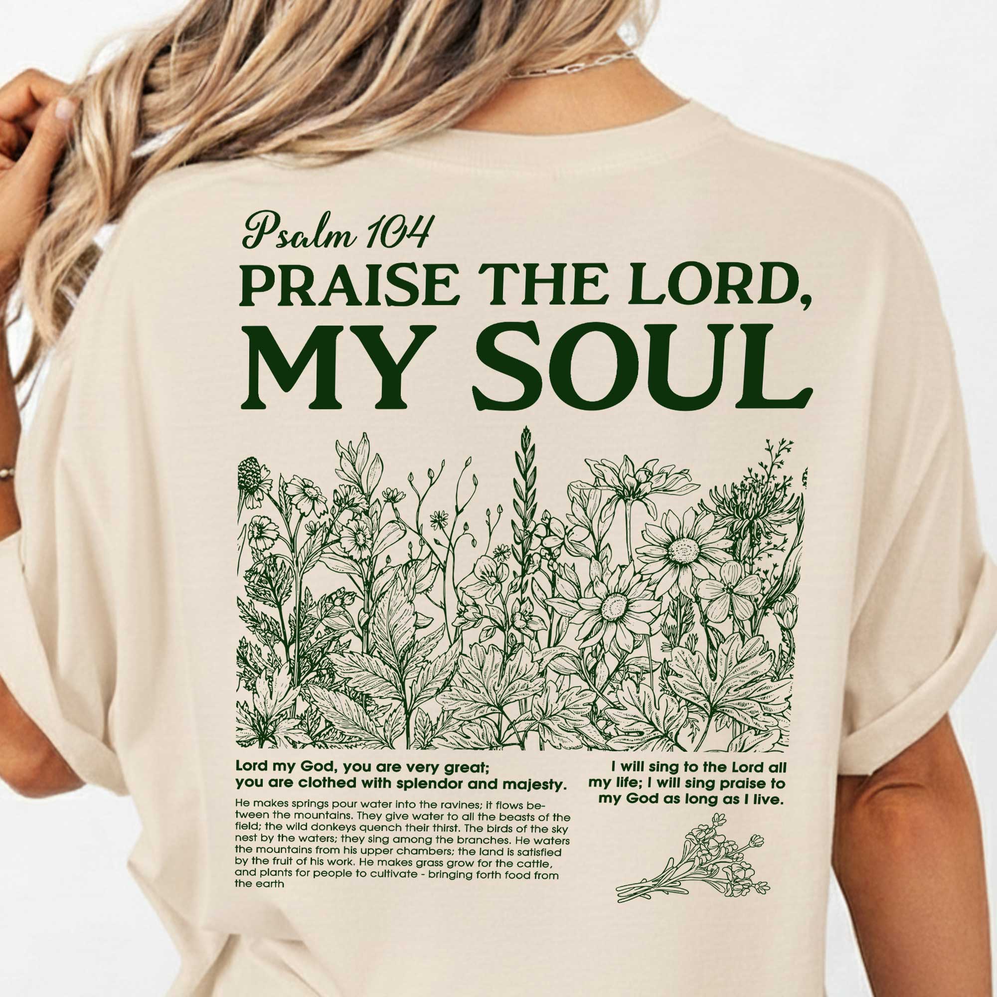 Praise The Lord, My Soul Two Sided T-Shirt