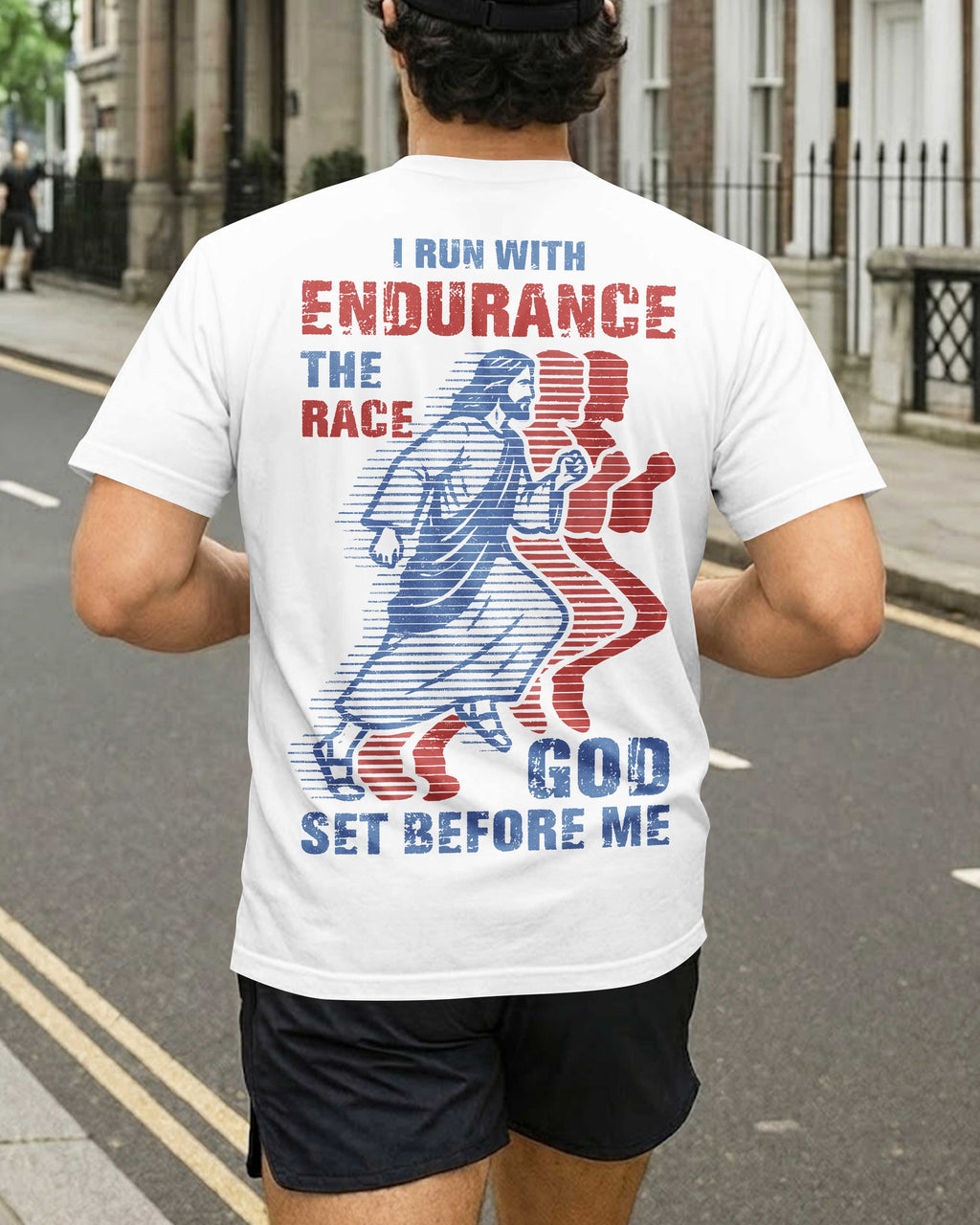 I Run With Endurance The Race God Set Before Me T-Shirt