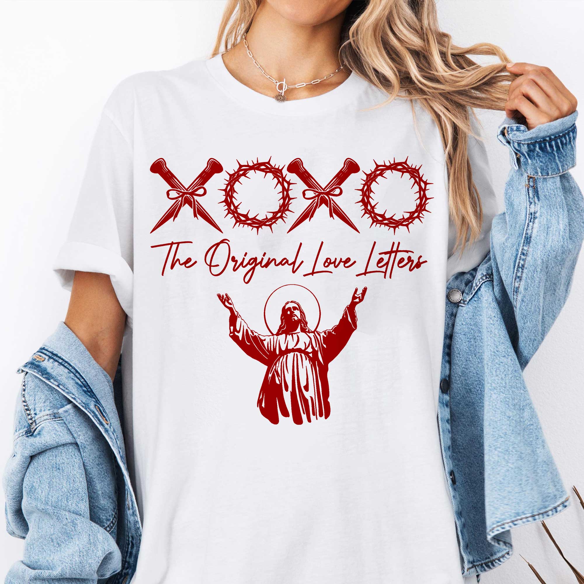 Xoxo The Original Love Letters Couple T-Shirt