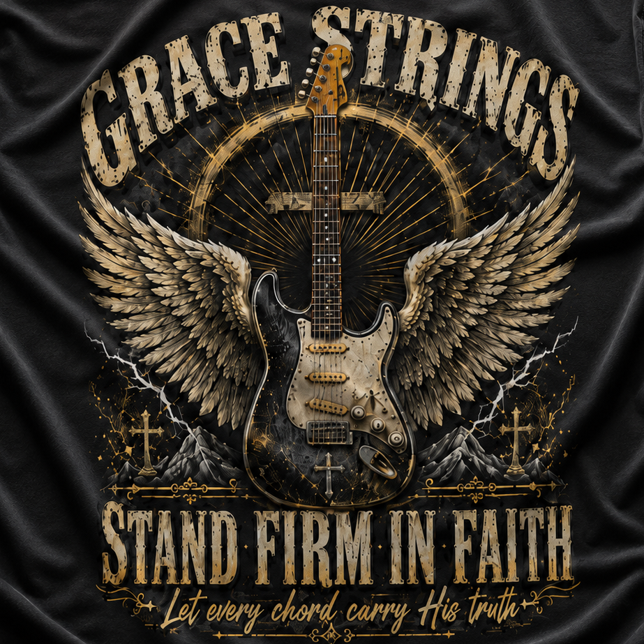 Grace Strings Stand Firm In Faith T-Shirt