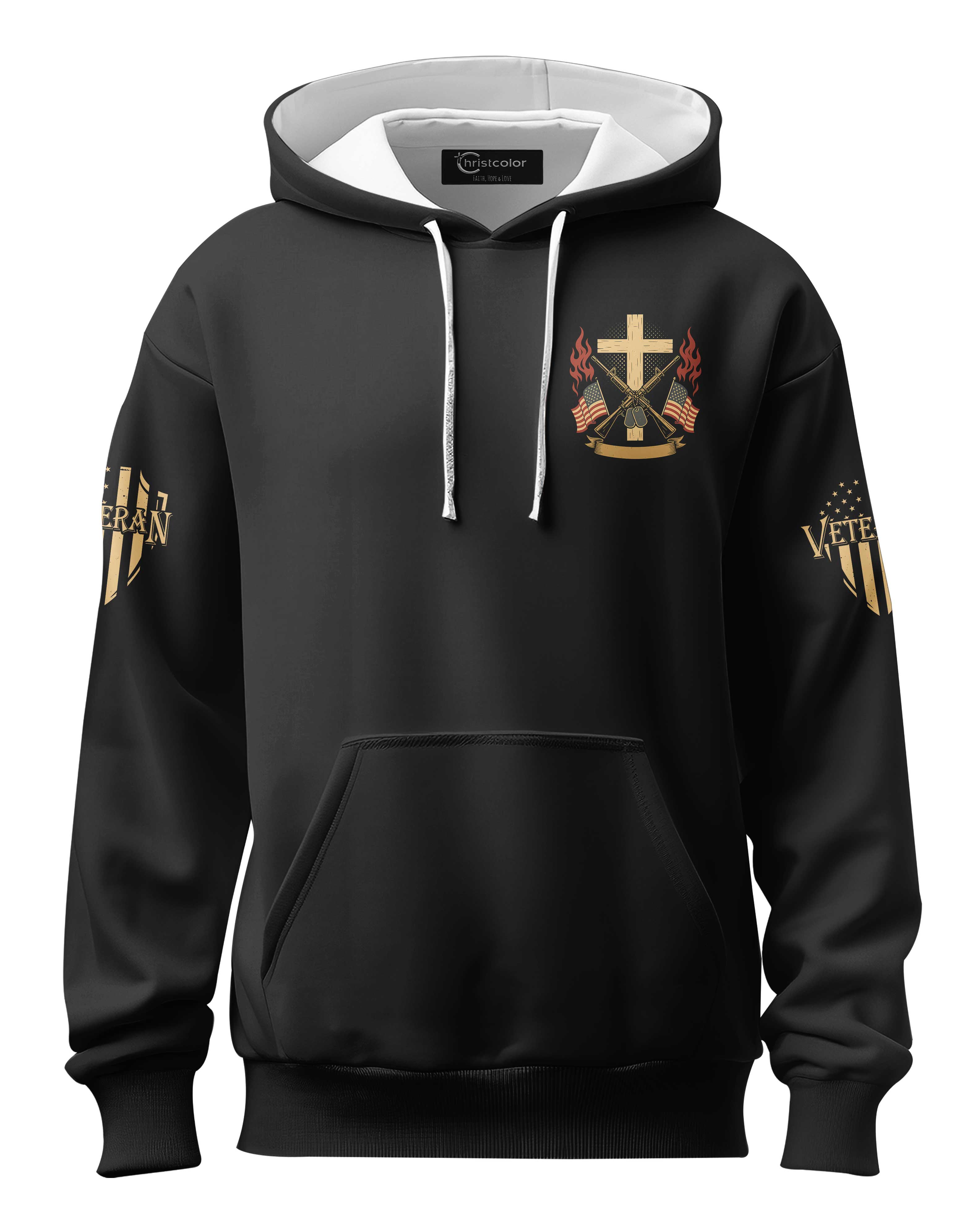 I Fought For My Country I Stand For My God Hoodie