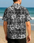 Celtic Cross Hibiscus Hawaiian T-Shirt