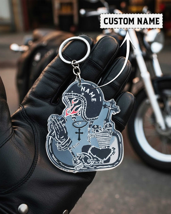 Faith on the Road Personalized Keychain