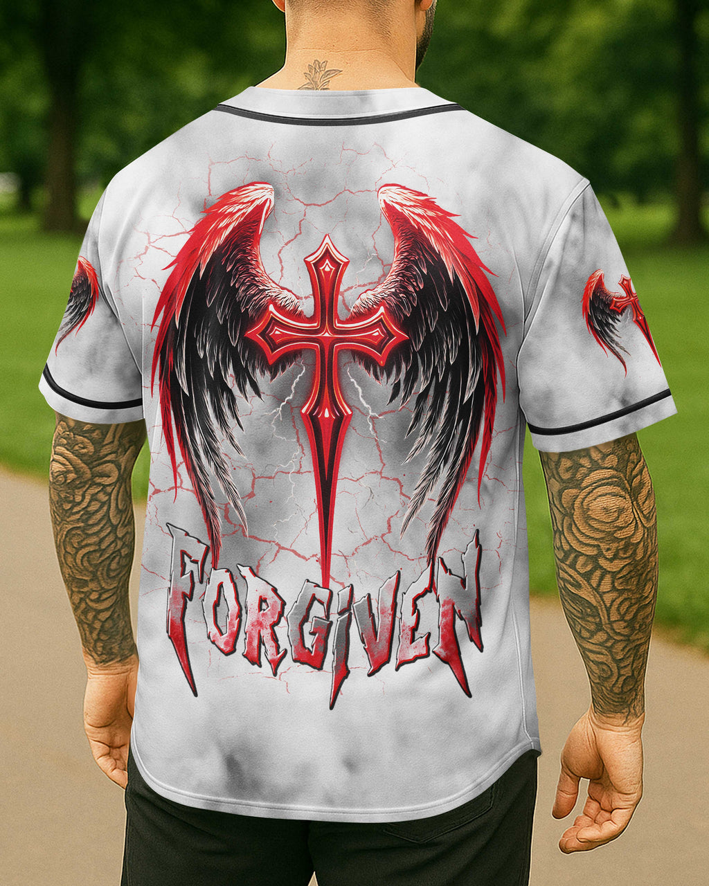 Forgiven All Over Print Jersey