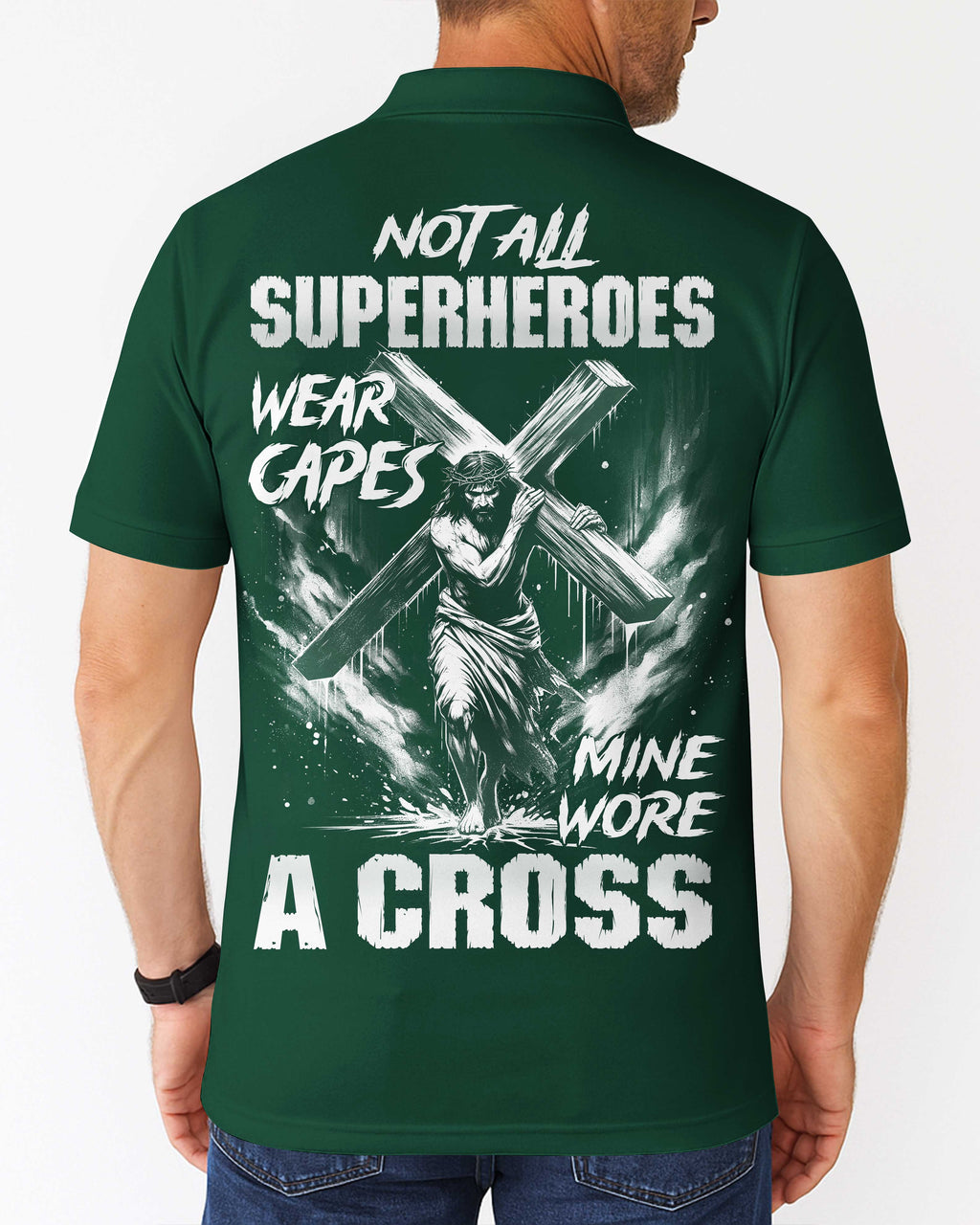 Not All Superheroes Wear Capes All Over Print Polo T-Shirt