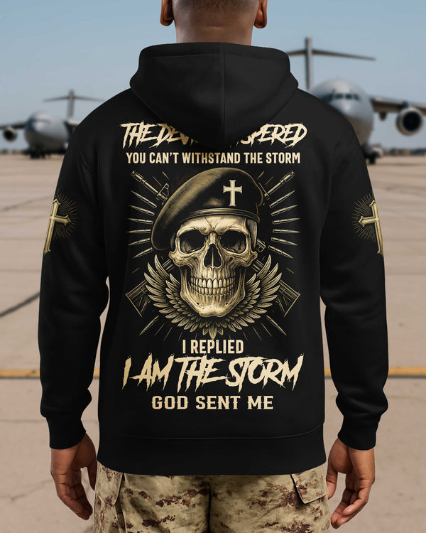The Devil Whispered You Can't Withstand The Storm Hoodie
