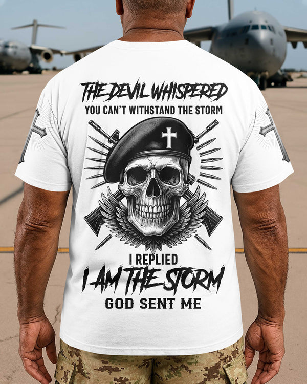 The Devil Whispered You Can't Withstand The Storm Shirt