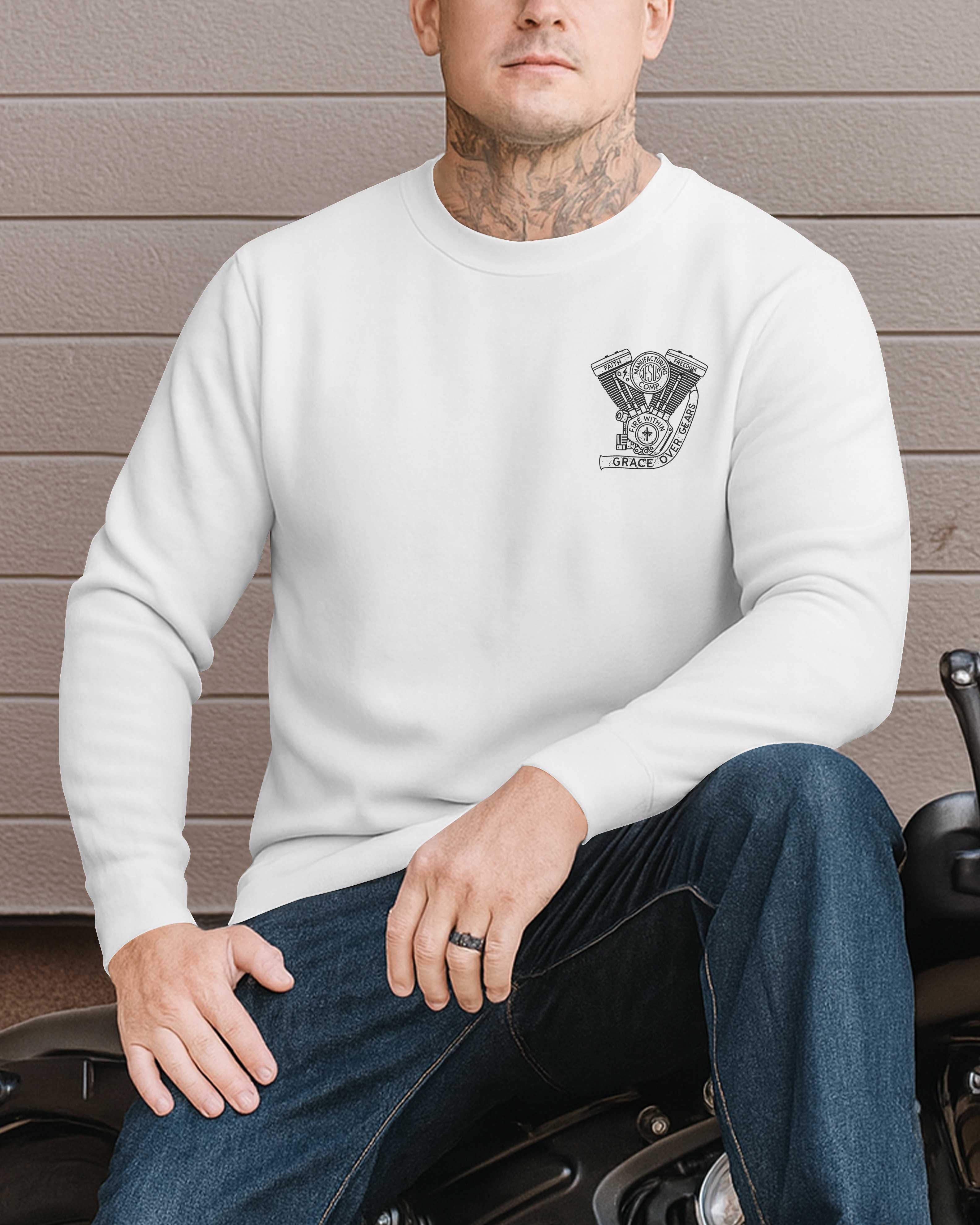 Every Mile A Prayer All Over Print Sweater
