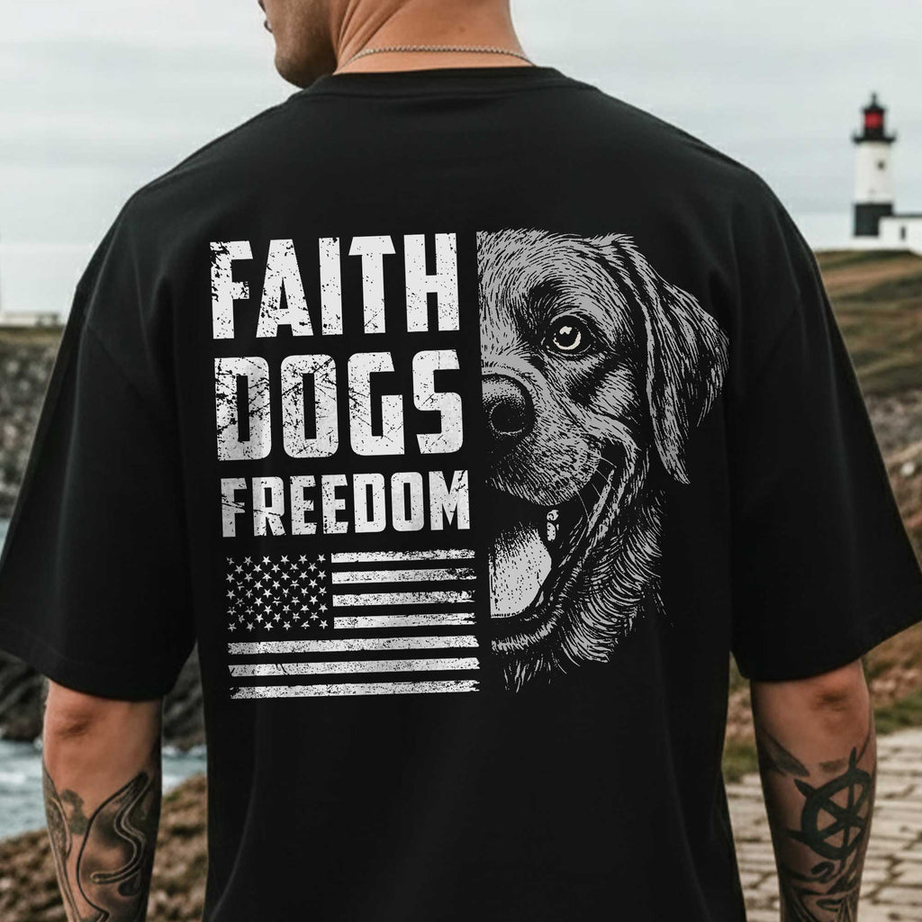 Faith Dogs Freedom T-shirt