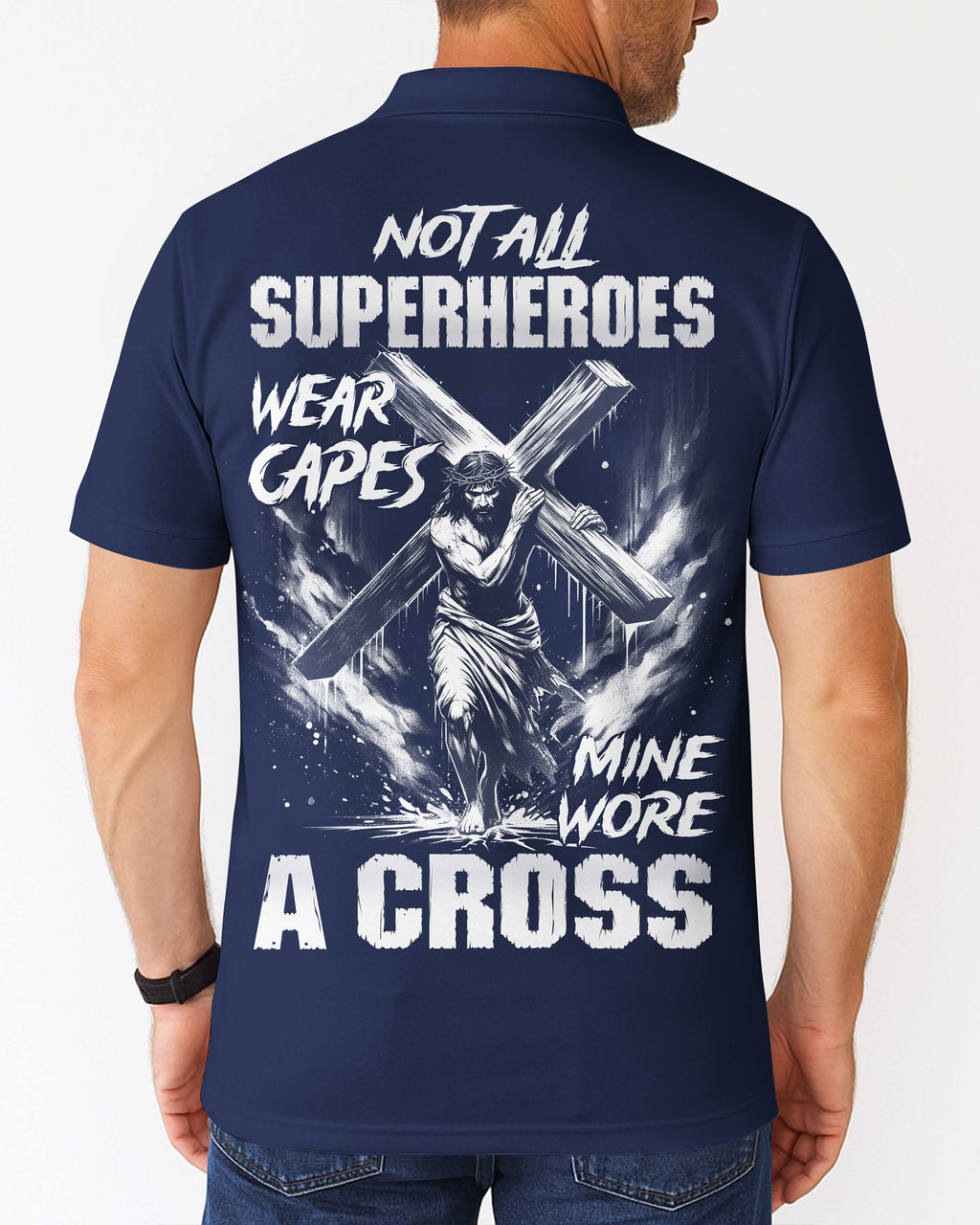 Not All Superheroes Wear Capes All Over Print Polo T-Shirt