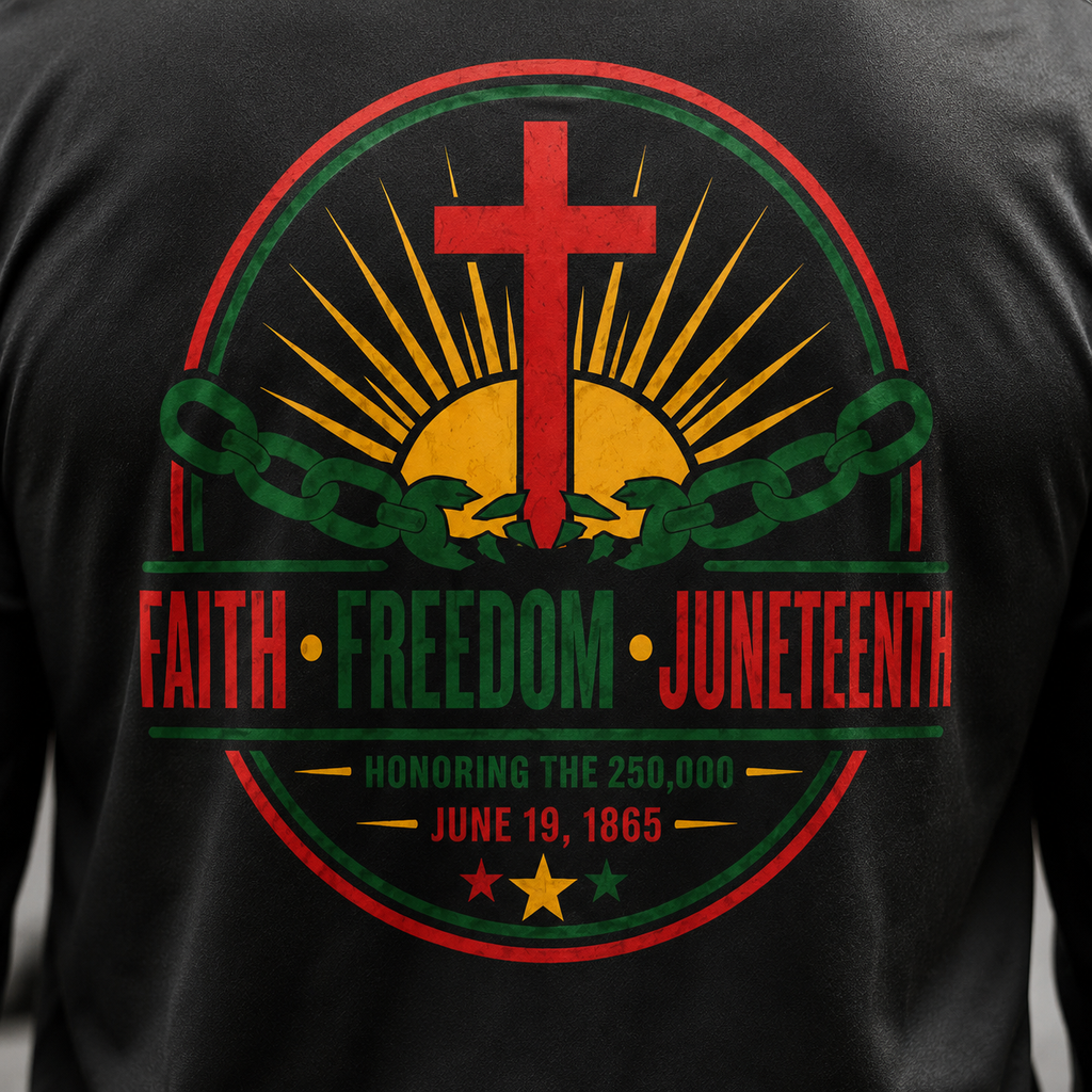 Faith · Freedom · Juneteenth T-Shirt