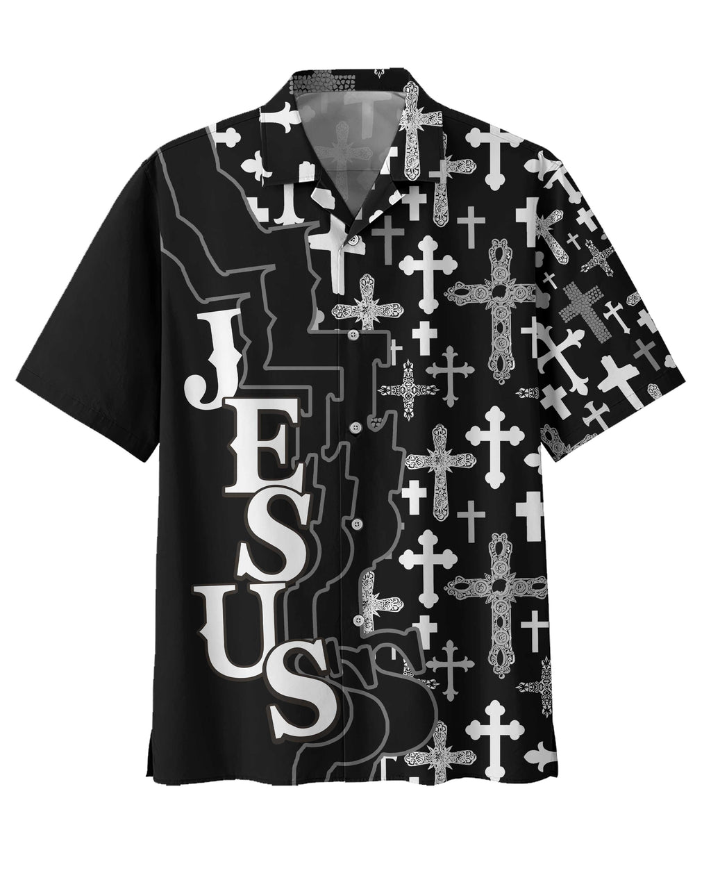Jesus The Way The Truth The Life All Over Print Hawaiian T-Shirt