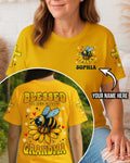 Blessed To Bee Called Grandma All Over Print T-Shirt