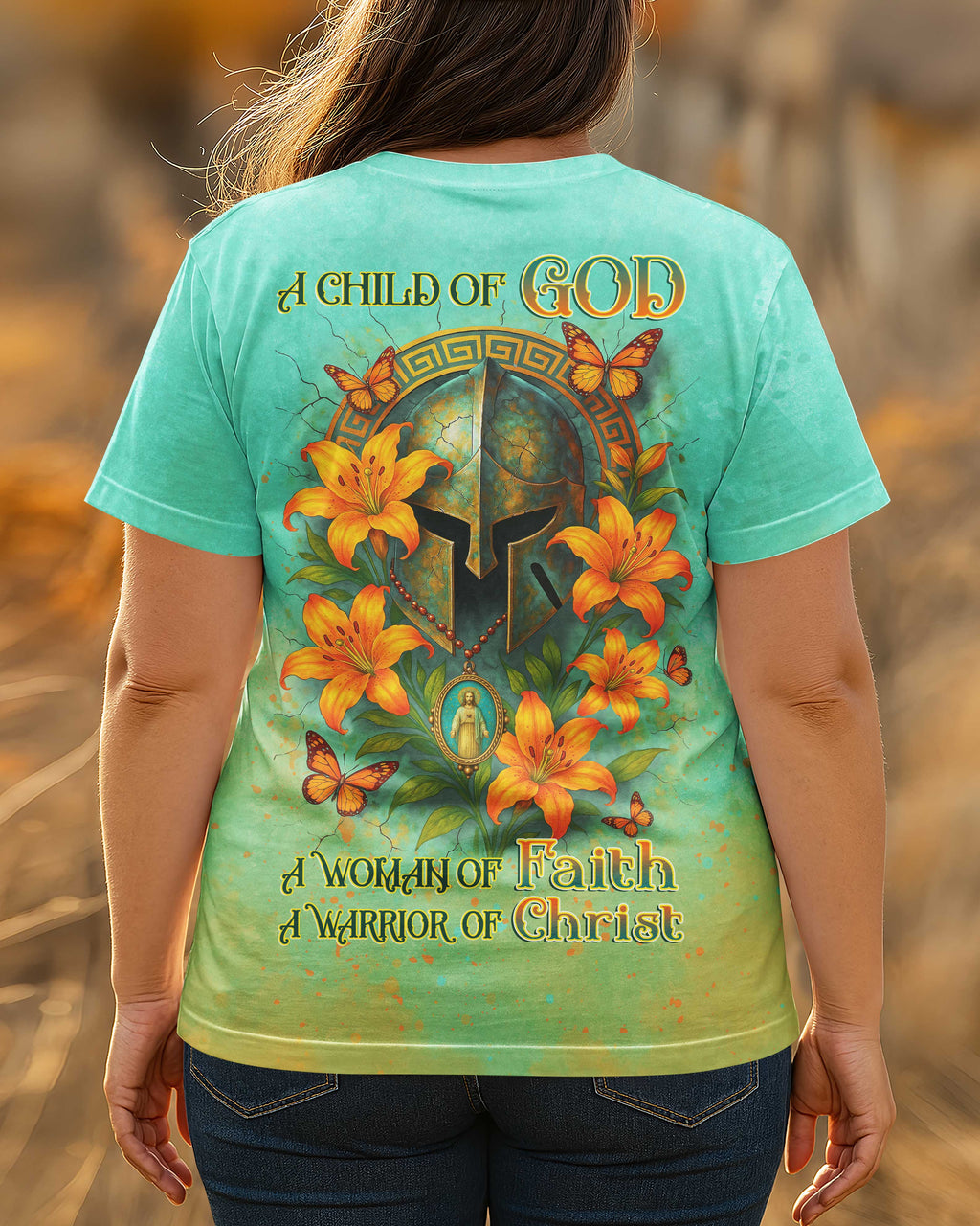 A Woman Of Faith All Over Print T-shirt