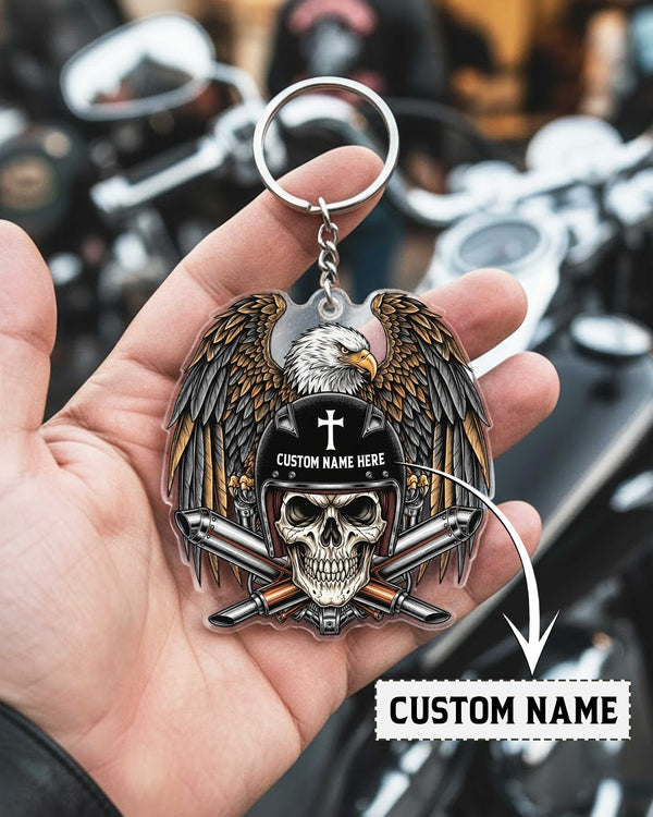 The Brotherhood Never Dies Personalized Keychain