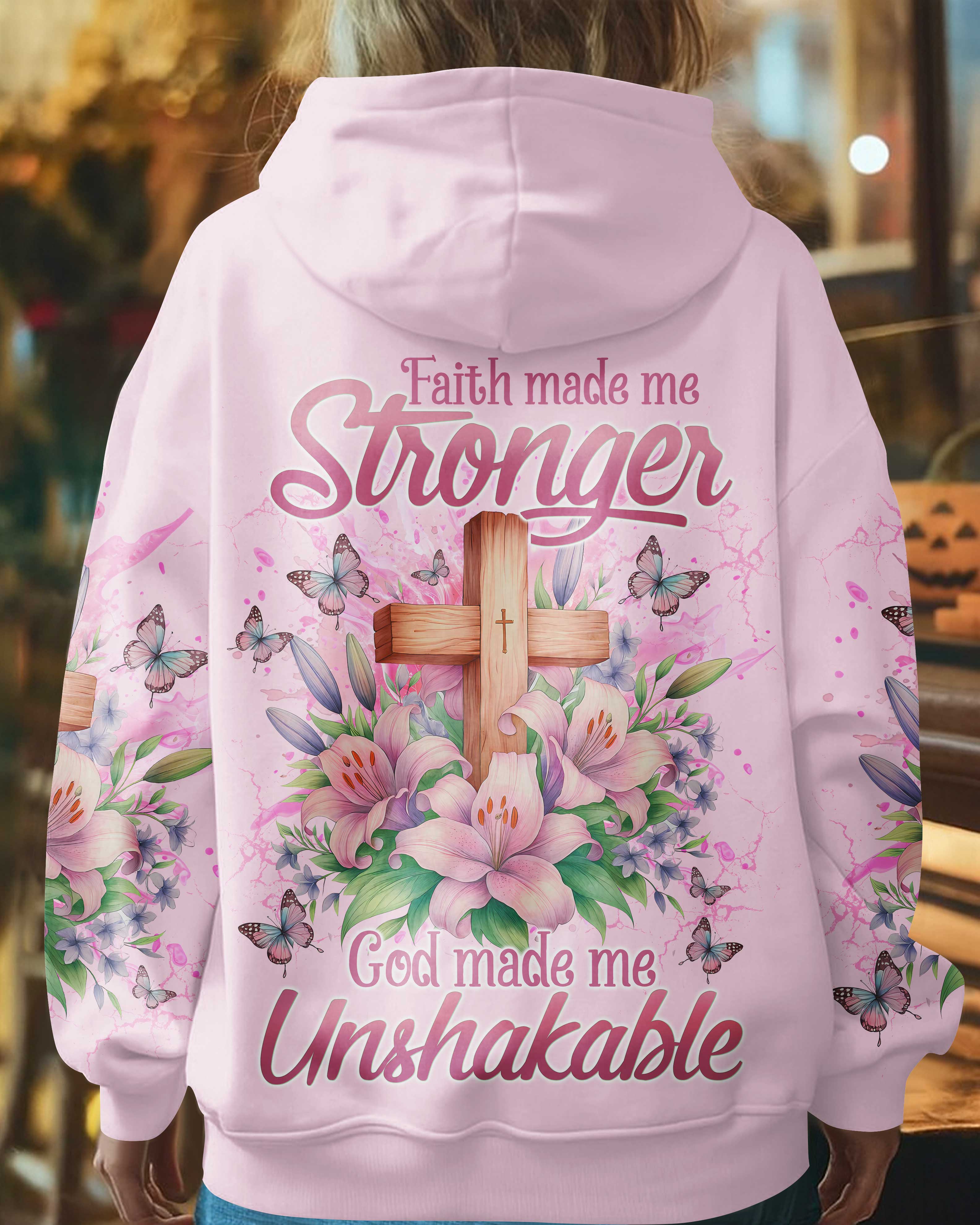 Faith Made Me Stronger God Made Me Unshakable T-Shirt