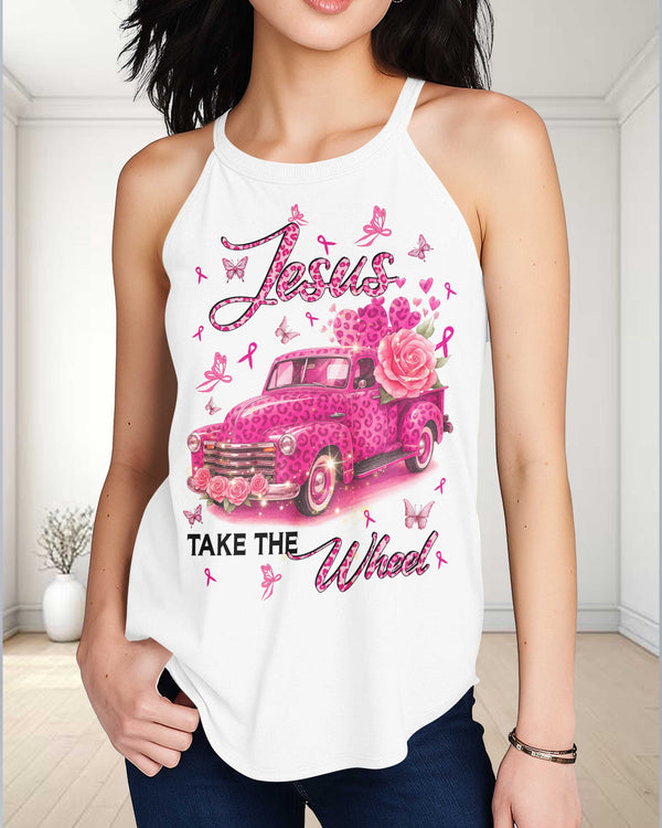 Jesus Take The Wheel Rocker Tank Top