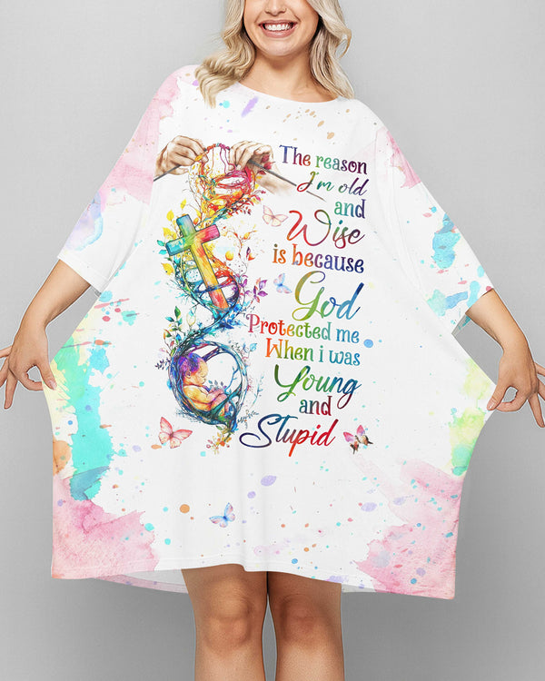 The Reason I'm Old And Wise Is All Over Print Sleep Tee