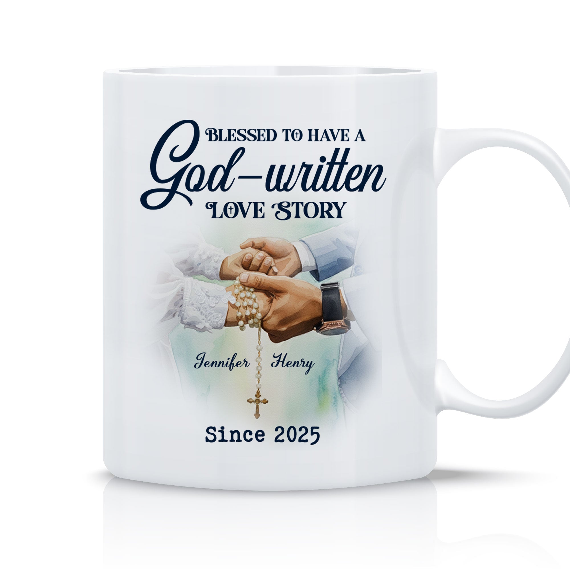 Bless To Have God-written Love Story Personalized Mug