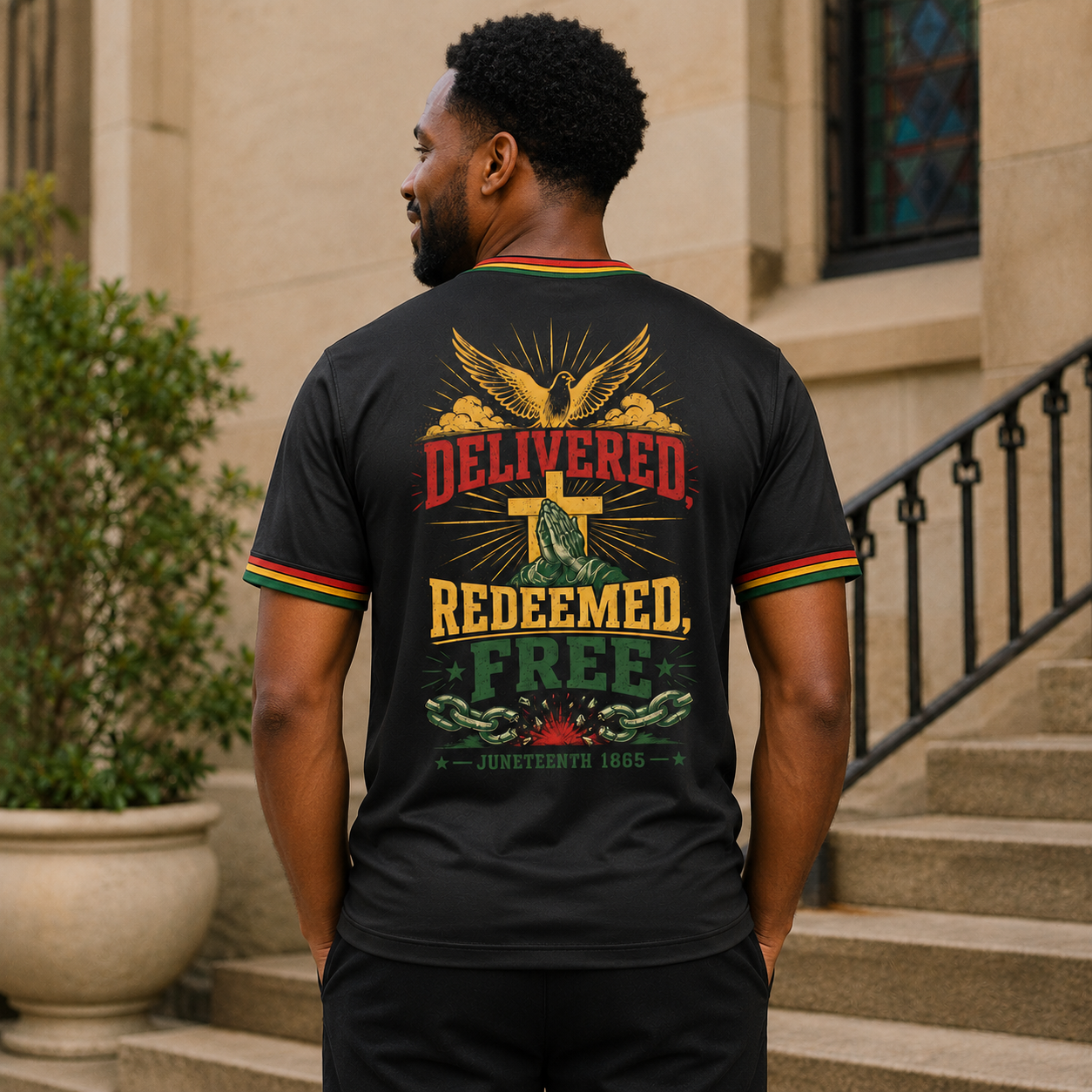 Delivered, Redeemed, Free Juneteenth 1865 T-Shirt