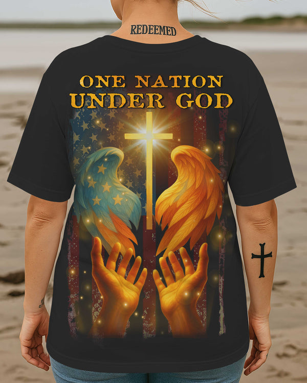 One Nation Under God All Over Print T-Shirt