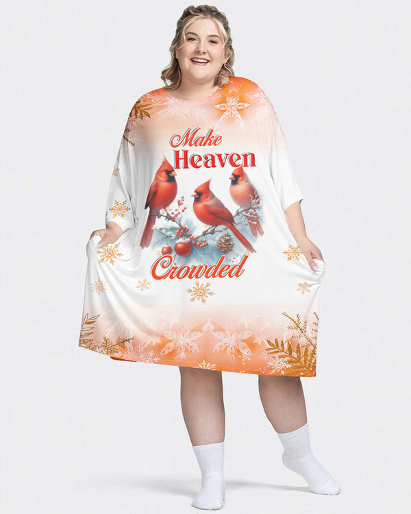 Make Heaven Crowded All Over Print Sleep Tee