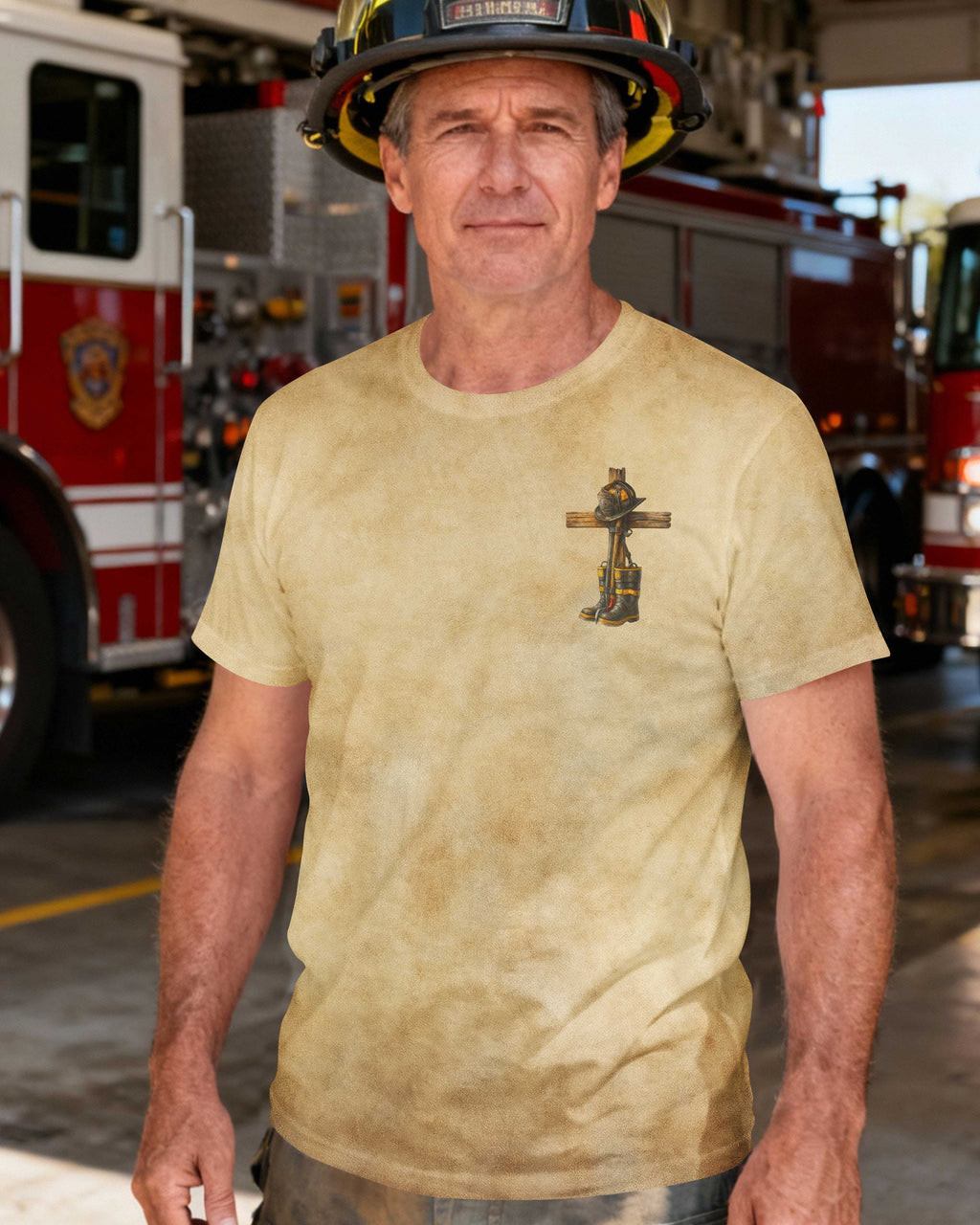 Firefighter By Duty Christian By Choice T-Shirt