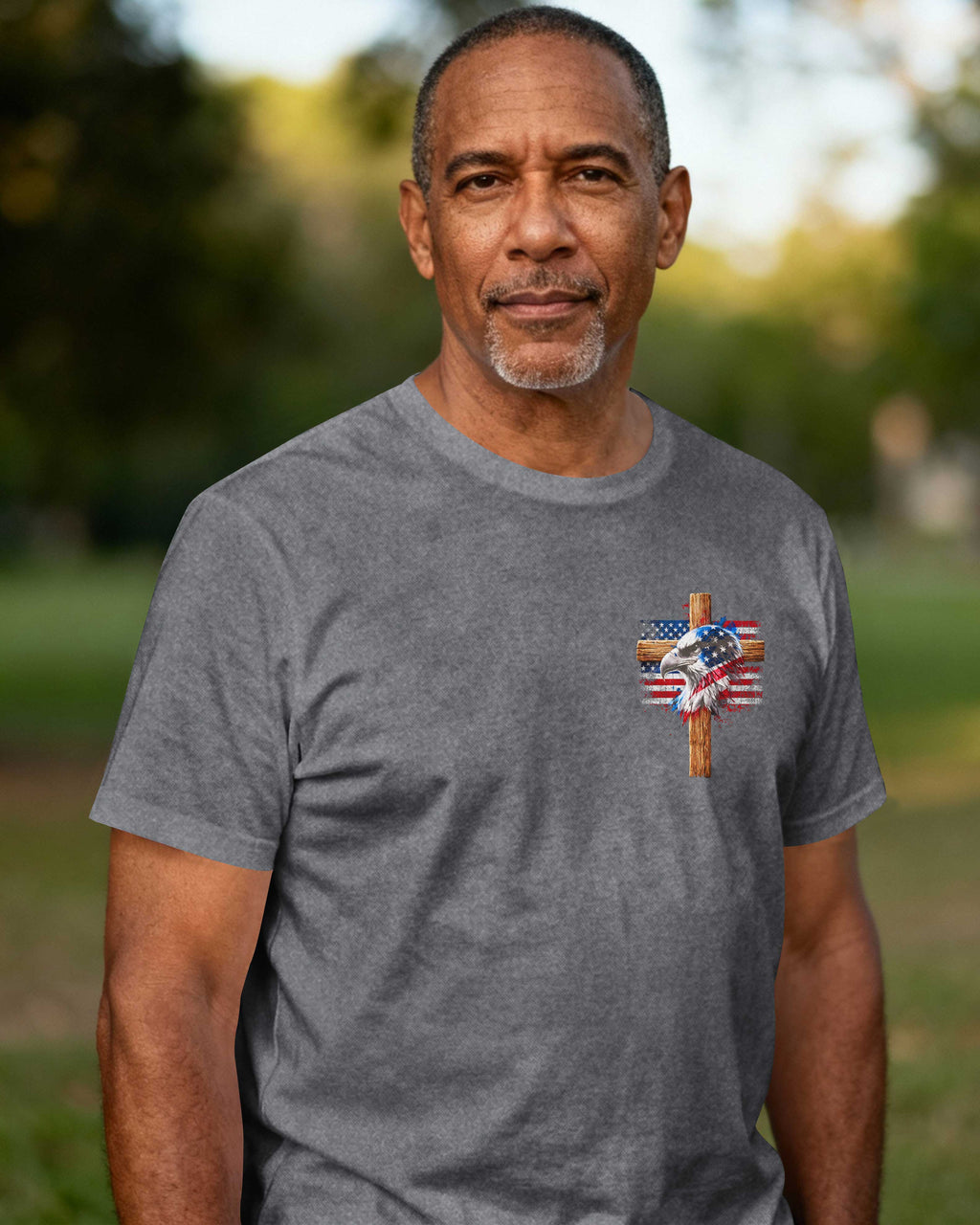 Patriotic Cross Eagle T-shirt T-Shirt