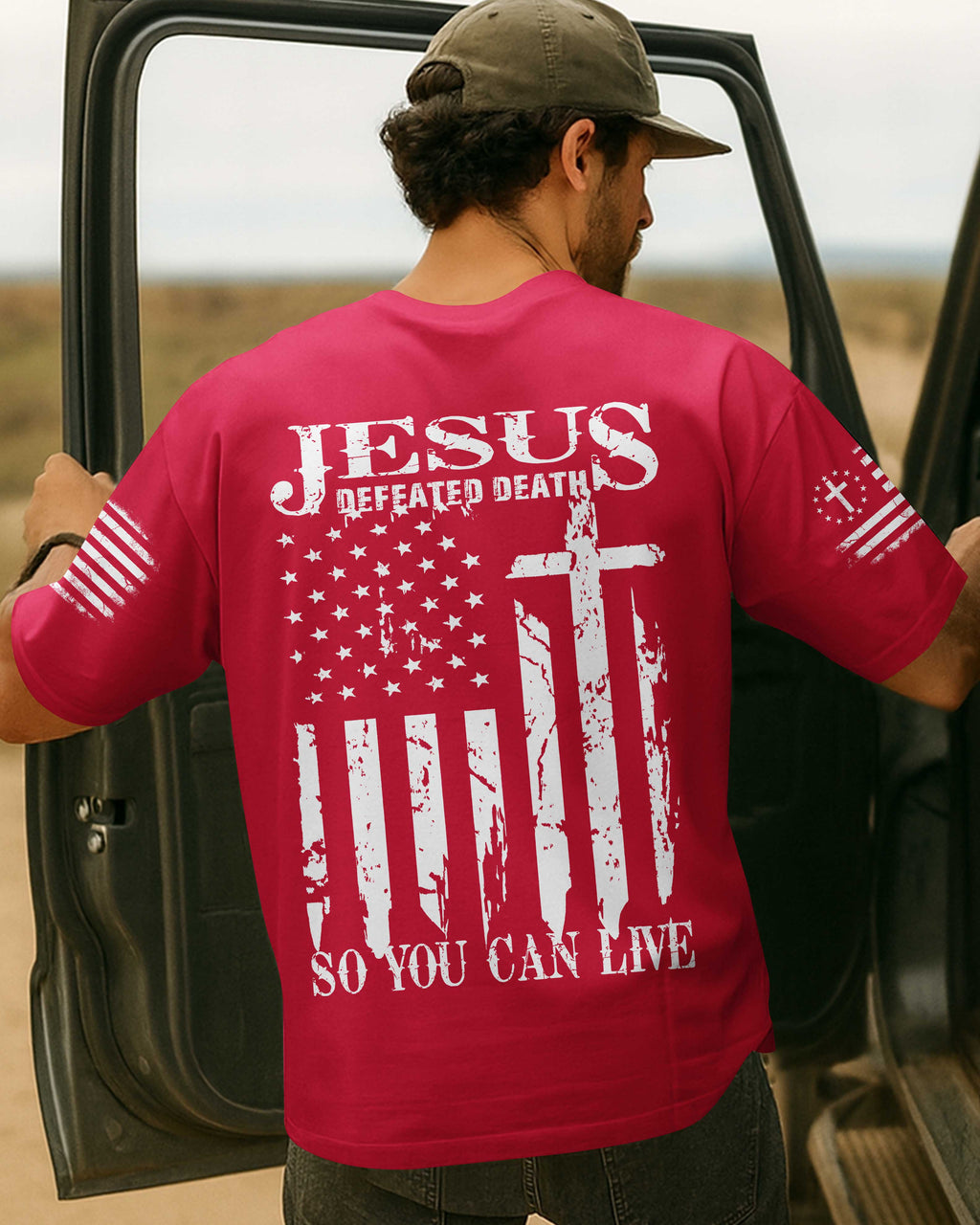 Jesus Defeated Death So You Can Live T-Shirt