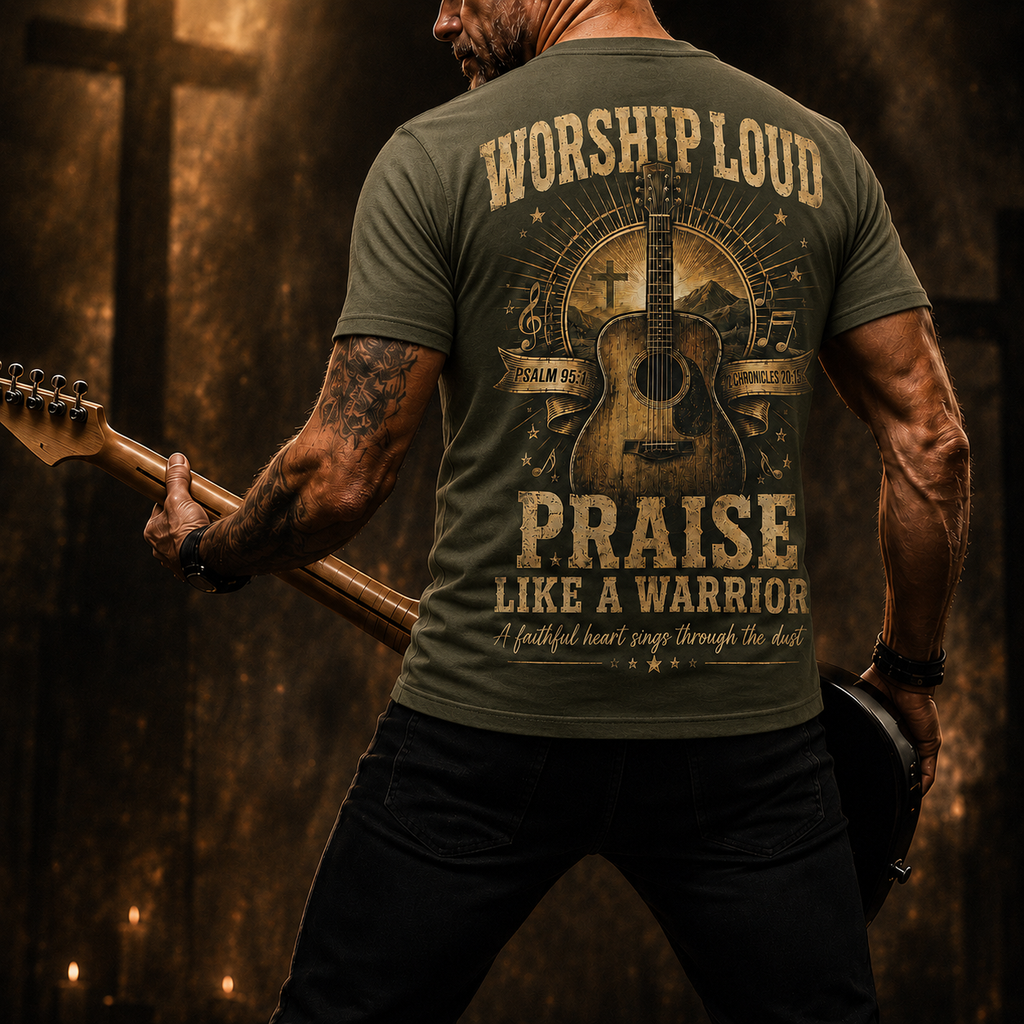 Worship Loud Praise Like A Warrior T-Shirt
