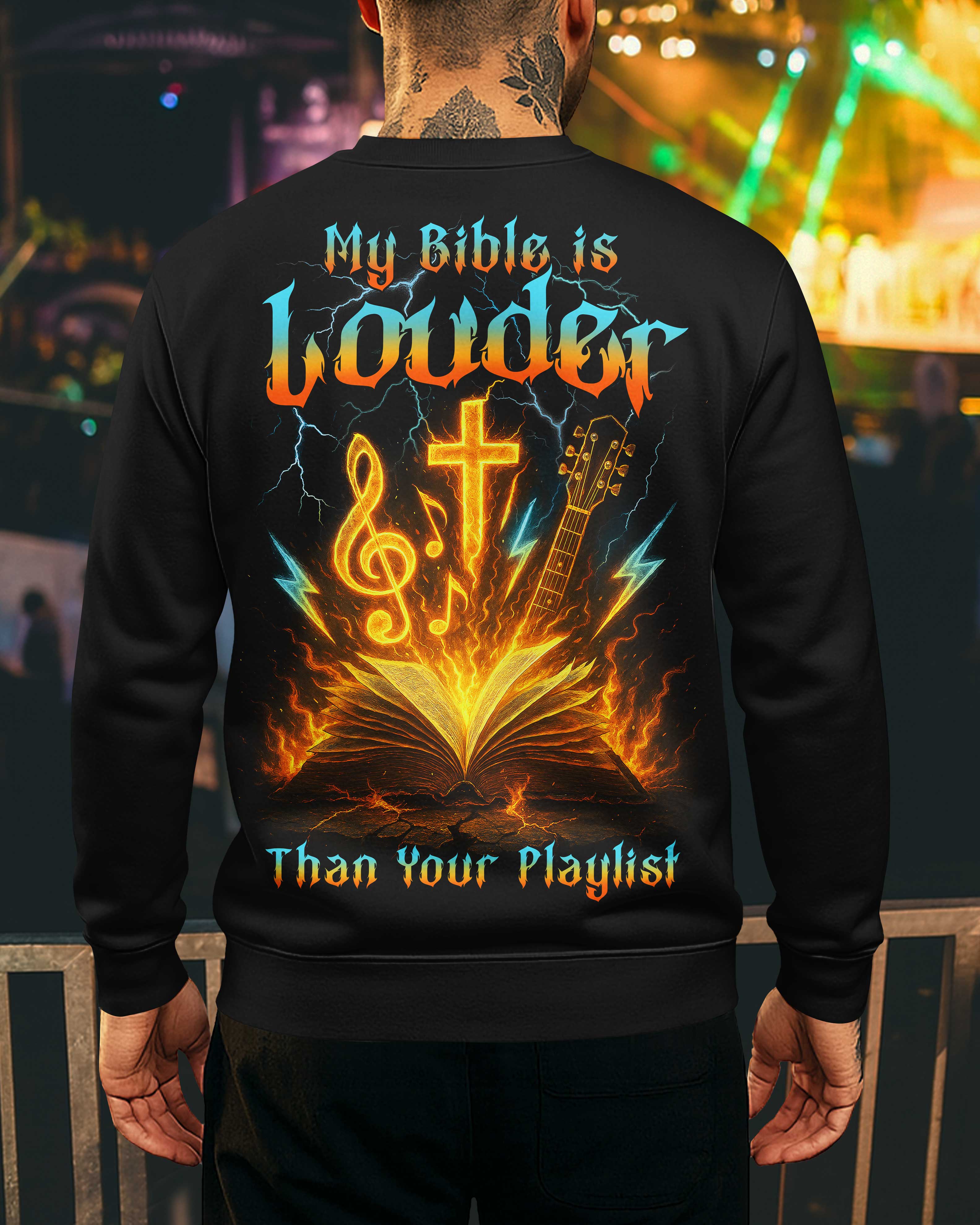 My Bible Is Louder Than Your Playlist T-Shirt