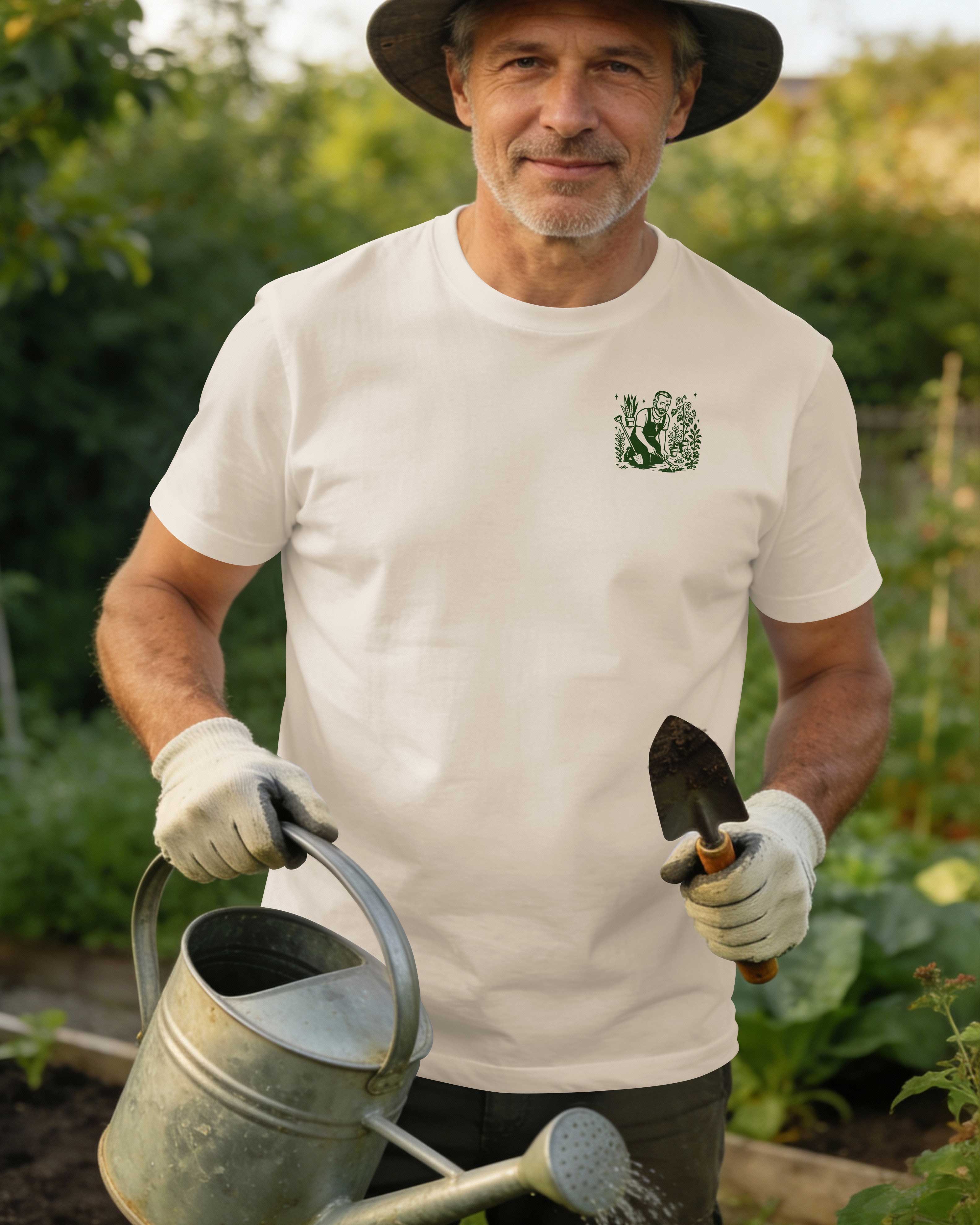 I'm A Simple Man I Garden With My Hands And Believe In Jesus T-Shirt