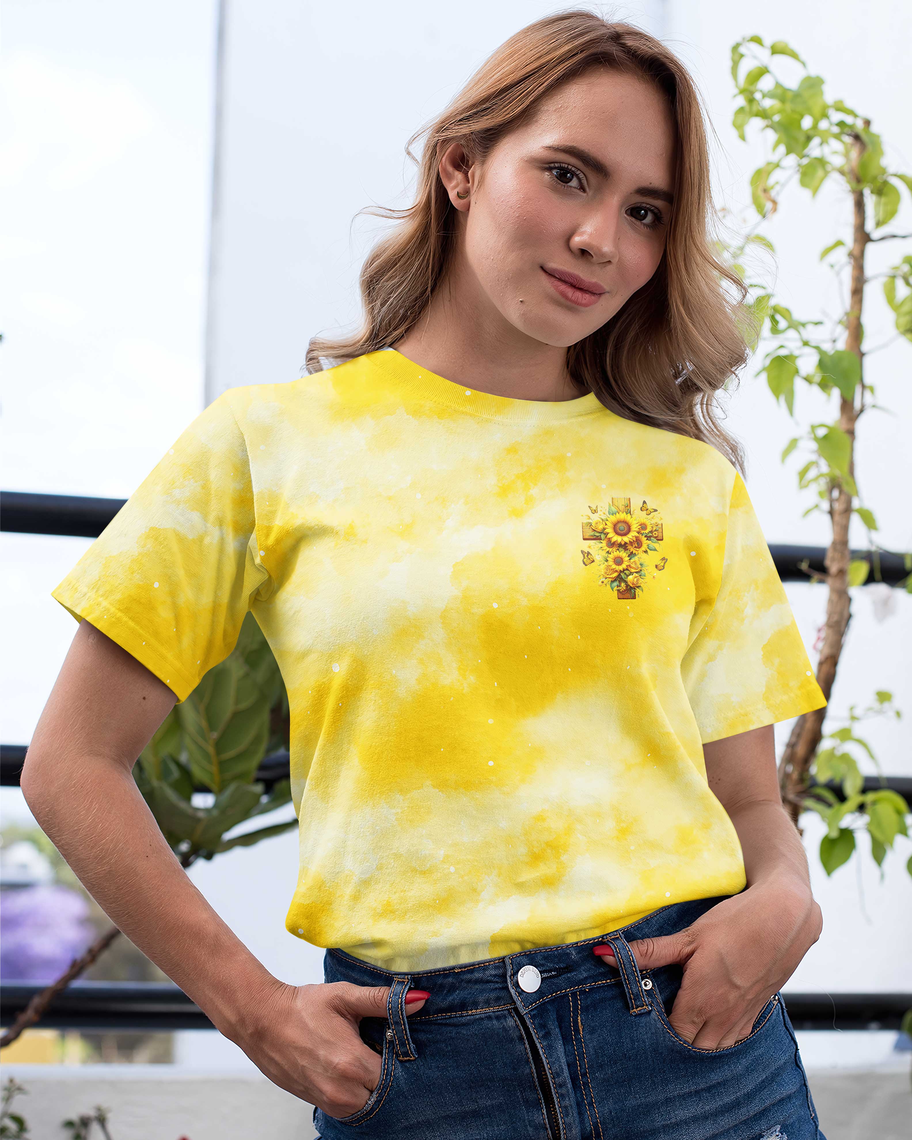 God Could Not Be Everywhere And Therefore He Create Mothers All Over Print T-shirt