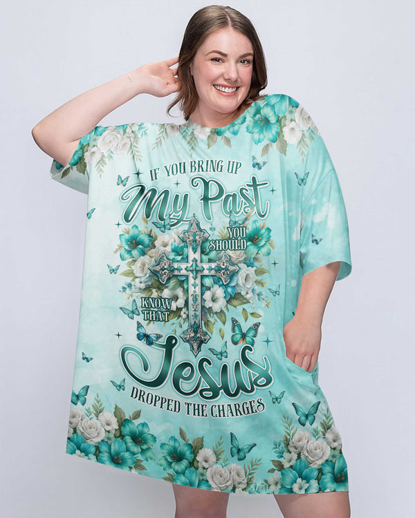 Jesus Drop The Charges Sleep Tee