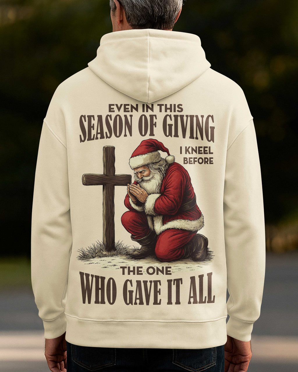 Even In This Season Of Giving I Kneel Hoodie