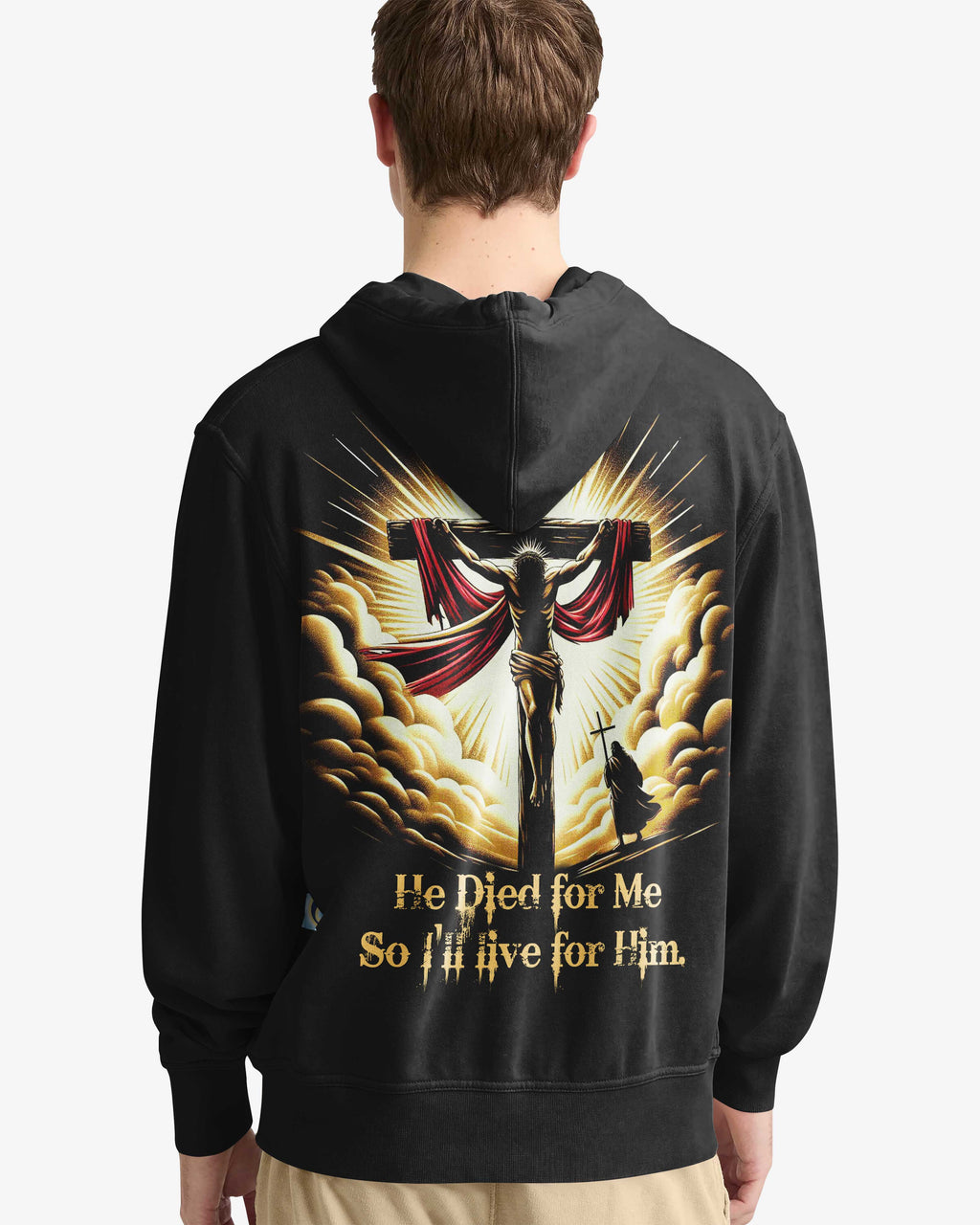 He Died For Me So I'll Live For Him All Over Print T-Shirt