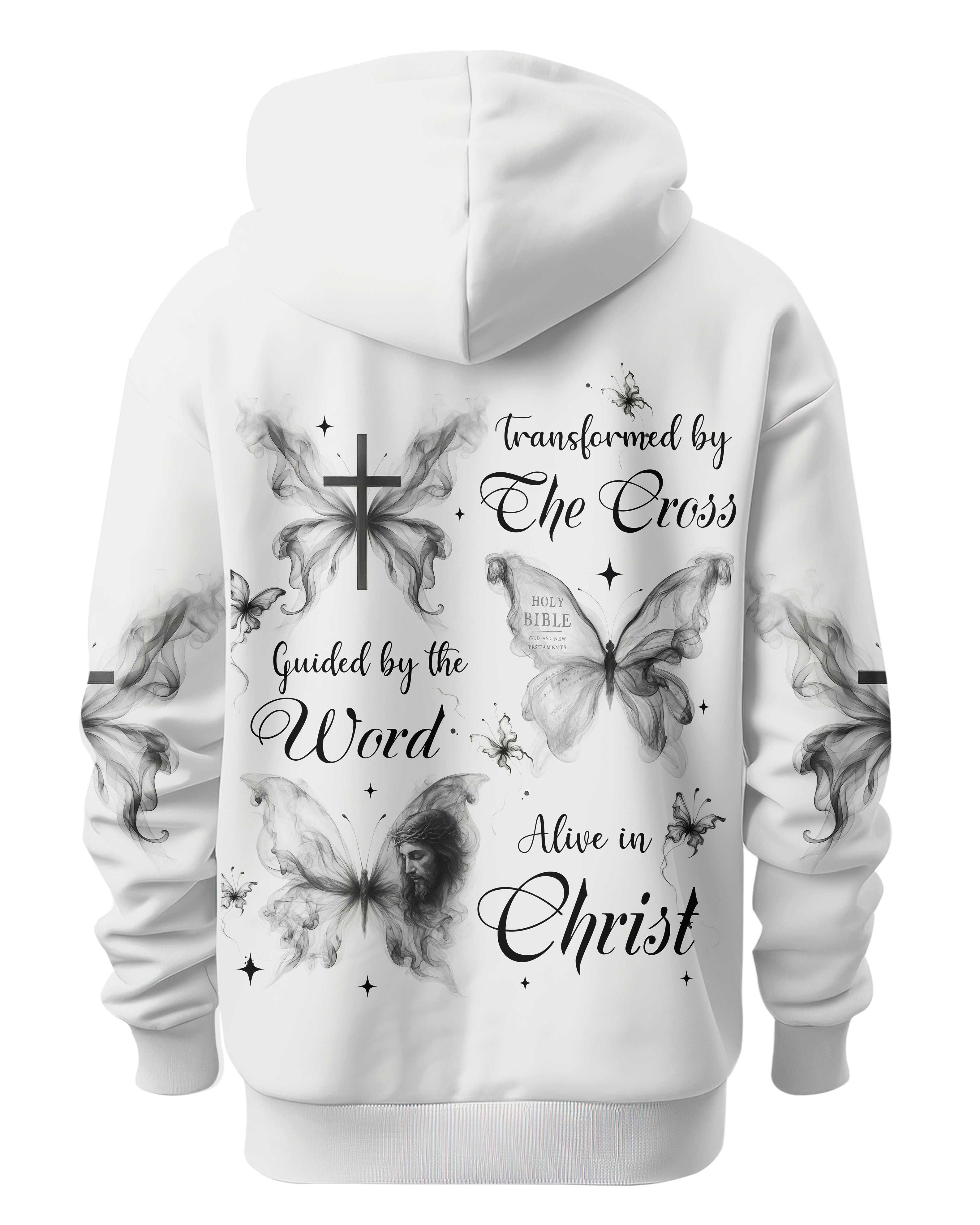 Transformed By The Cross Guided By The Word Alive In Christ T-Shirt