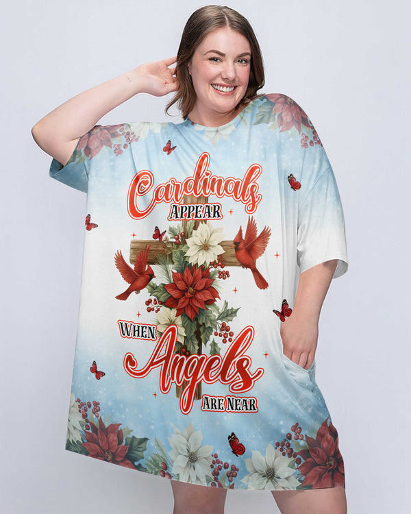 Cardinals Appear When Angels Are Near Sleep Tee