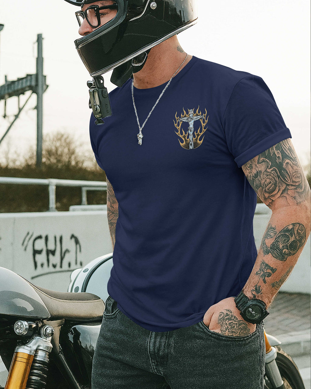 Hell Can't Cage All Over Print T-Shirt
