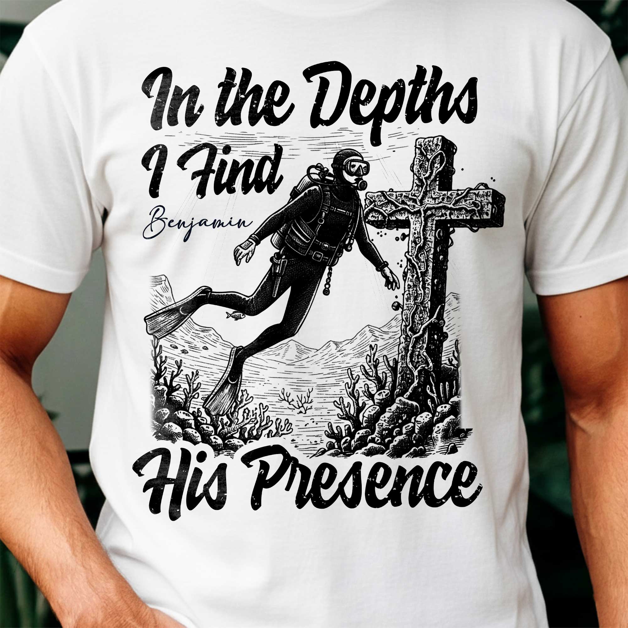 In the Depths I Find His Presence T-Shirt