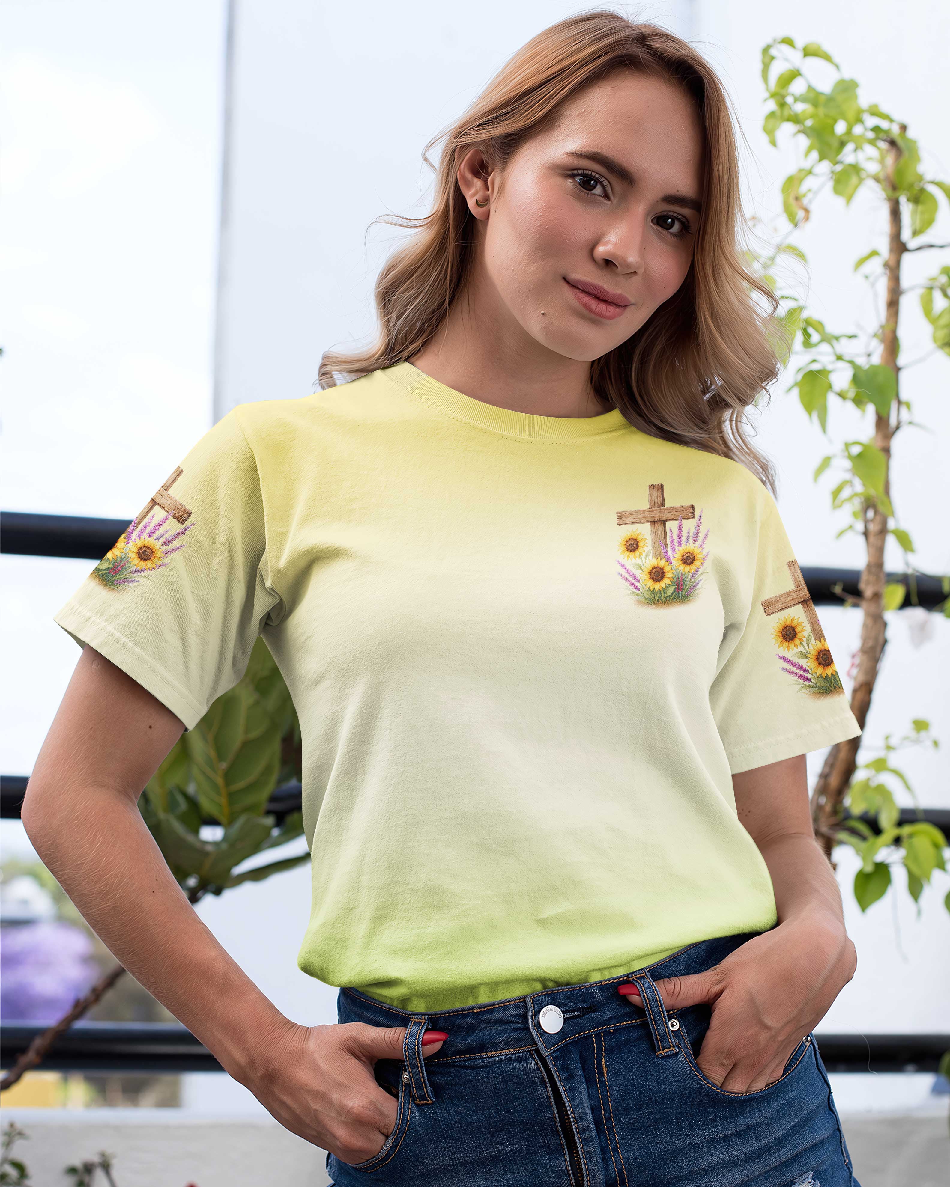 Saved By That Amazing Grace All Over Print T-Shirt