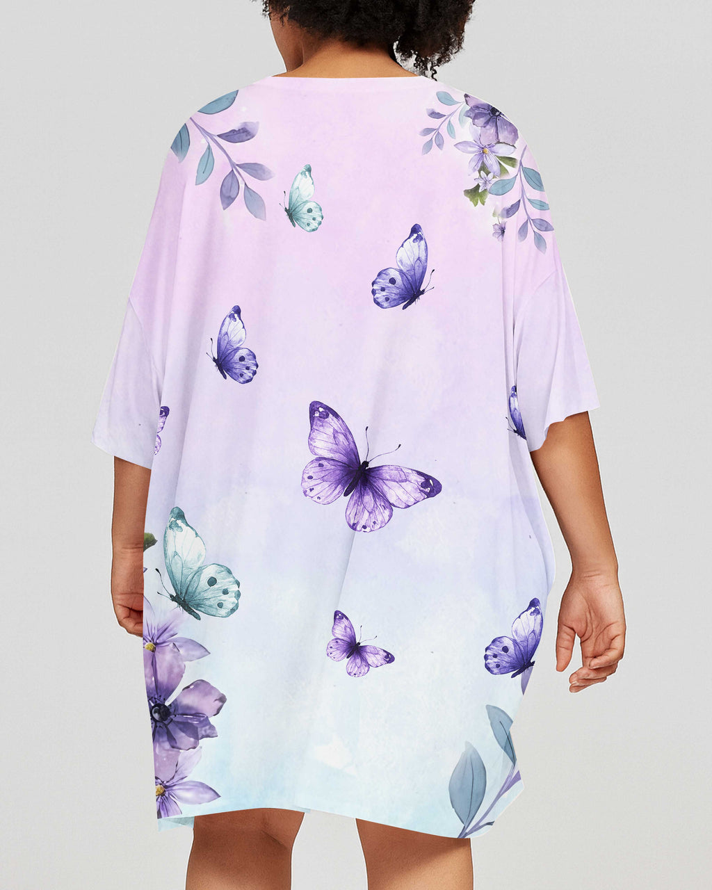 Blessed By God All Over Print Sleep Tee