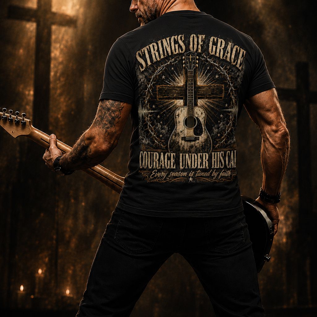 Strings Of Grace Courage Under His Call T-Shirt