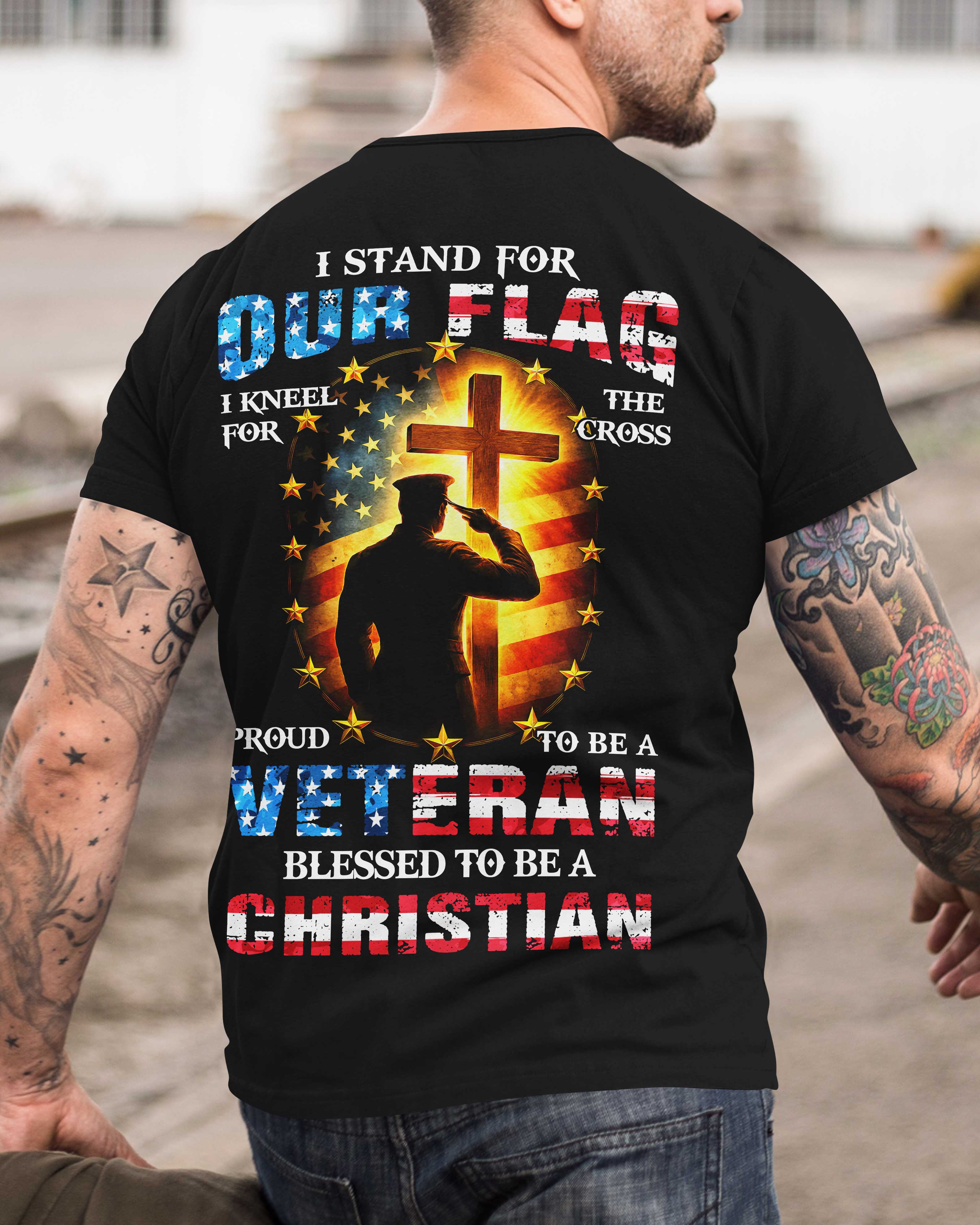I Stand For Our Flag All Over Print T-Shirt