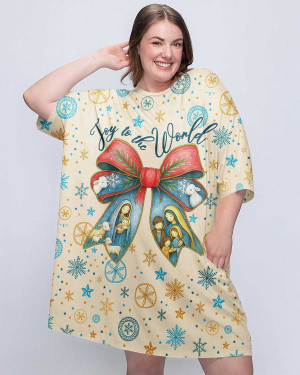 Joy To The World All Over Print Sleep Tee