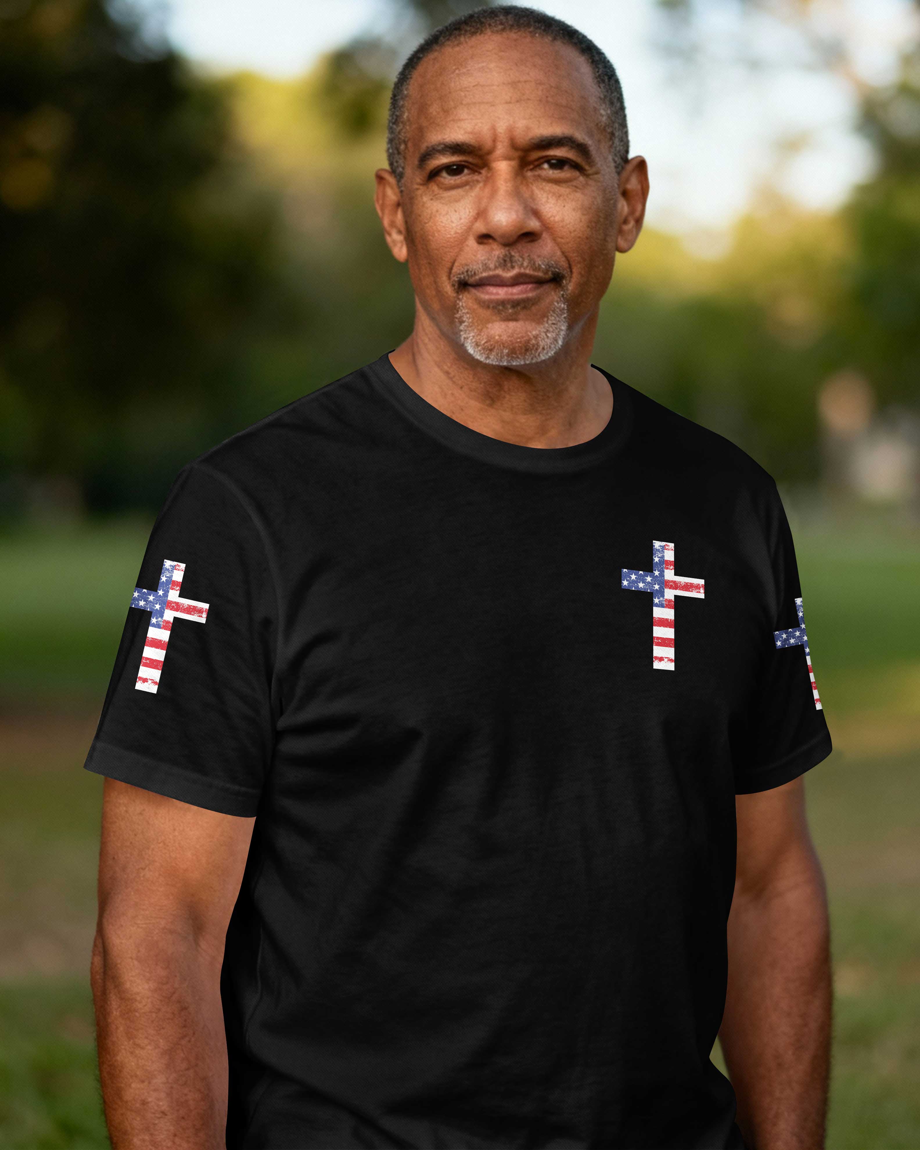 God Family Country In That Order All Over Print T-Shirt