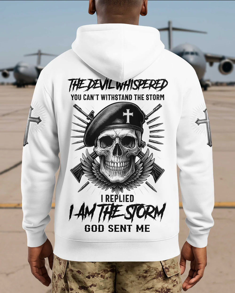 The Devil Whispered You Can't Withstand The Storm T-Shirt
