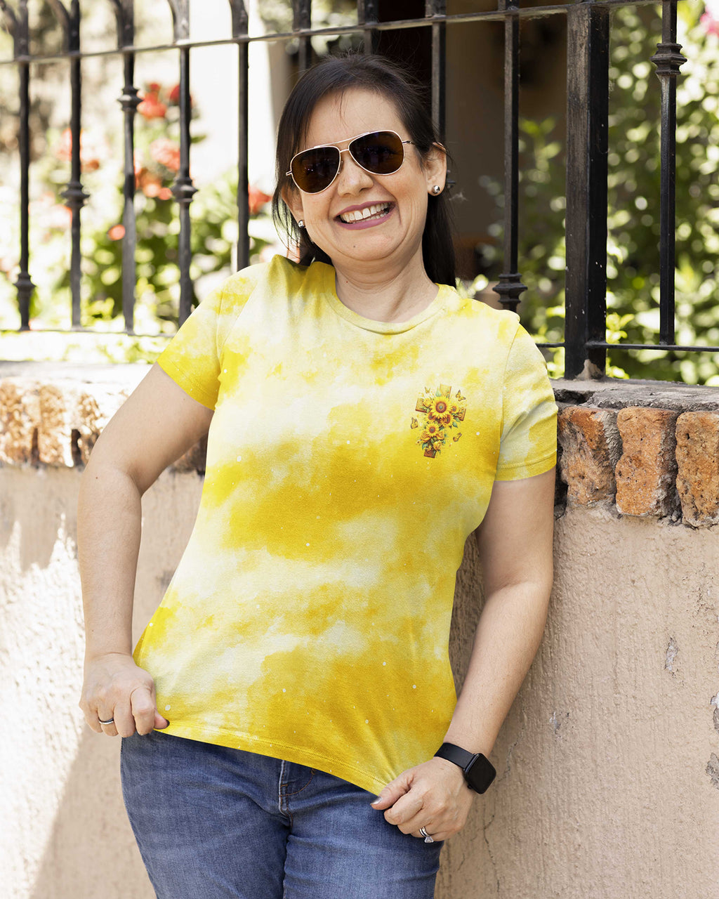 God Could Not Be Everywhere And Therefore He Create Mothers All Over Print T-shirt