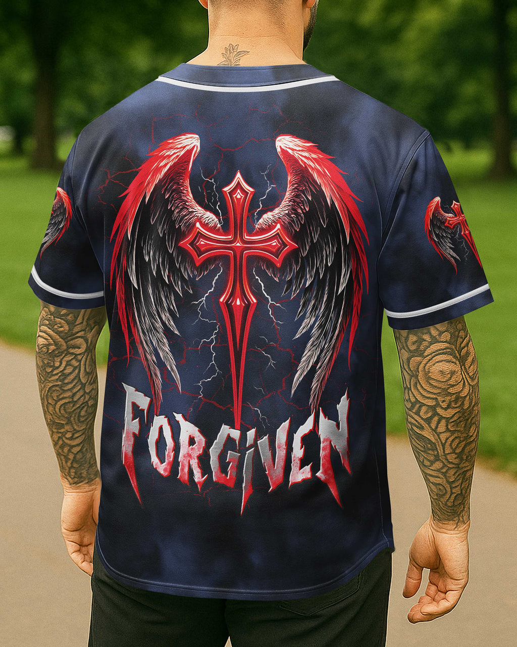 Forgiven All Over Print Jersey