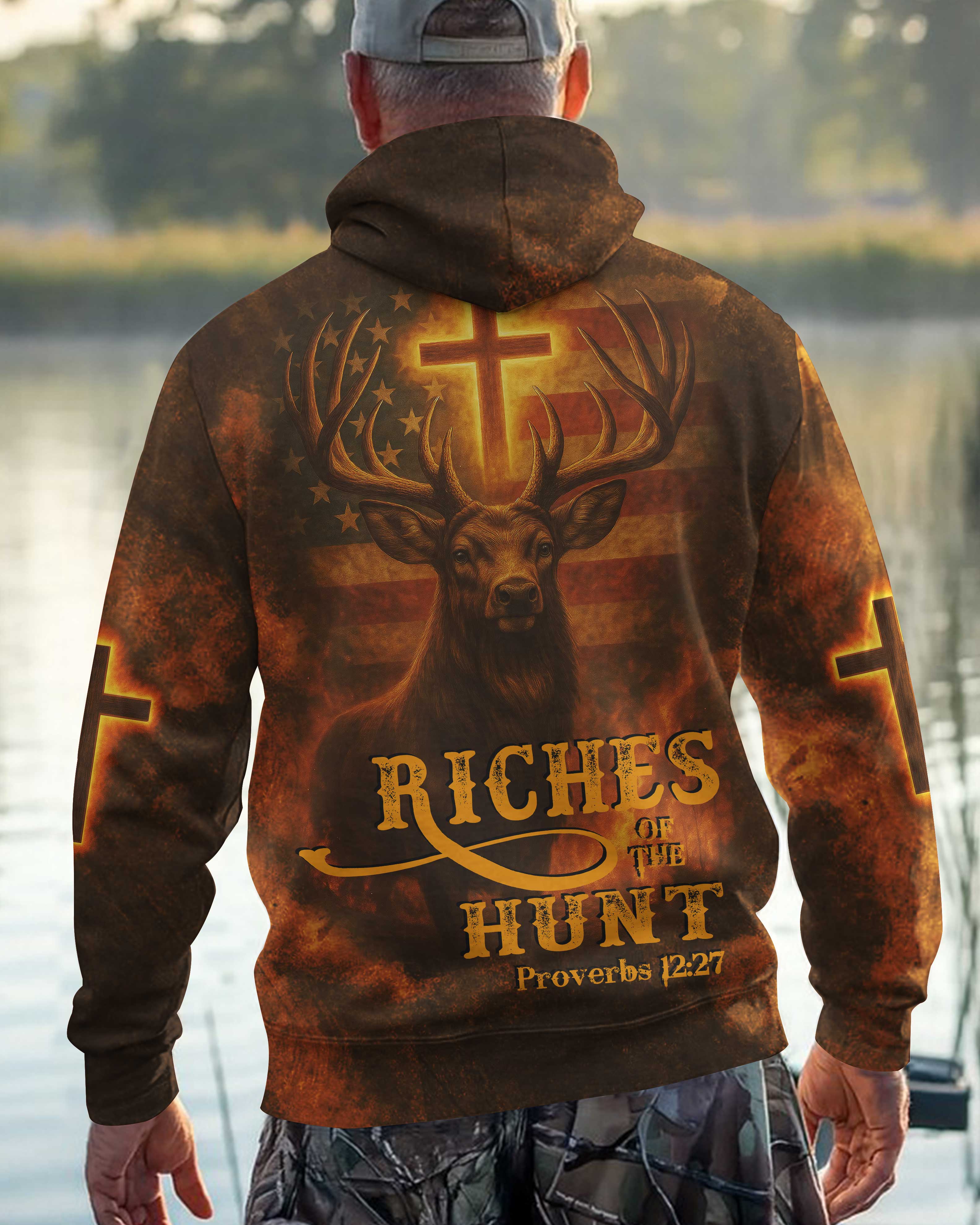 Riches Of The Hunt All Over Print Hoodie